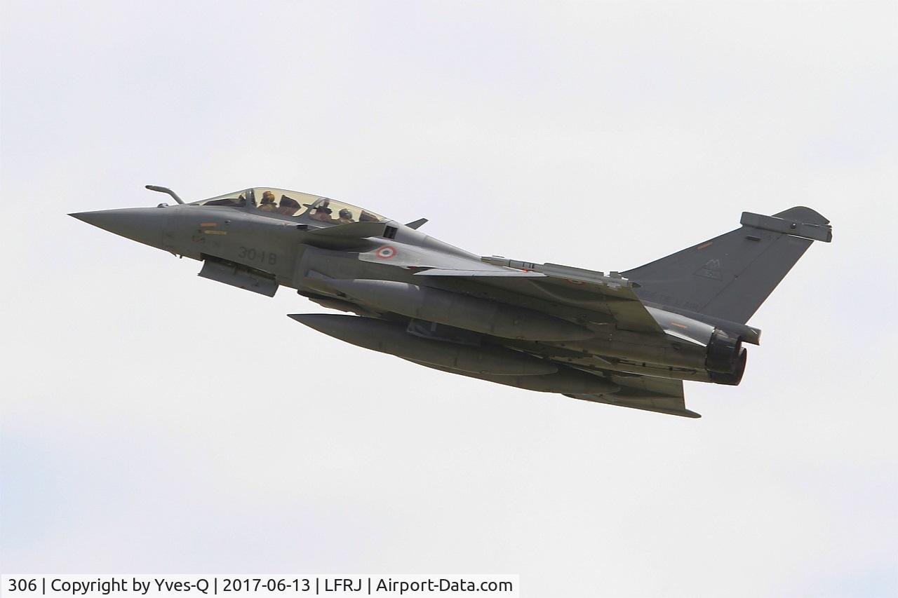 306, Dassault Rafale B C/N 306, Dassault Rafale B, Take off rwy 08, Landivisiau naval air base (LFRJ) Tiger Meet 2017