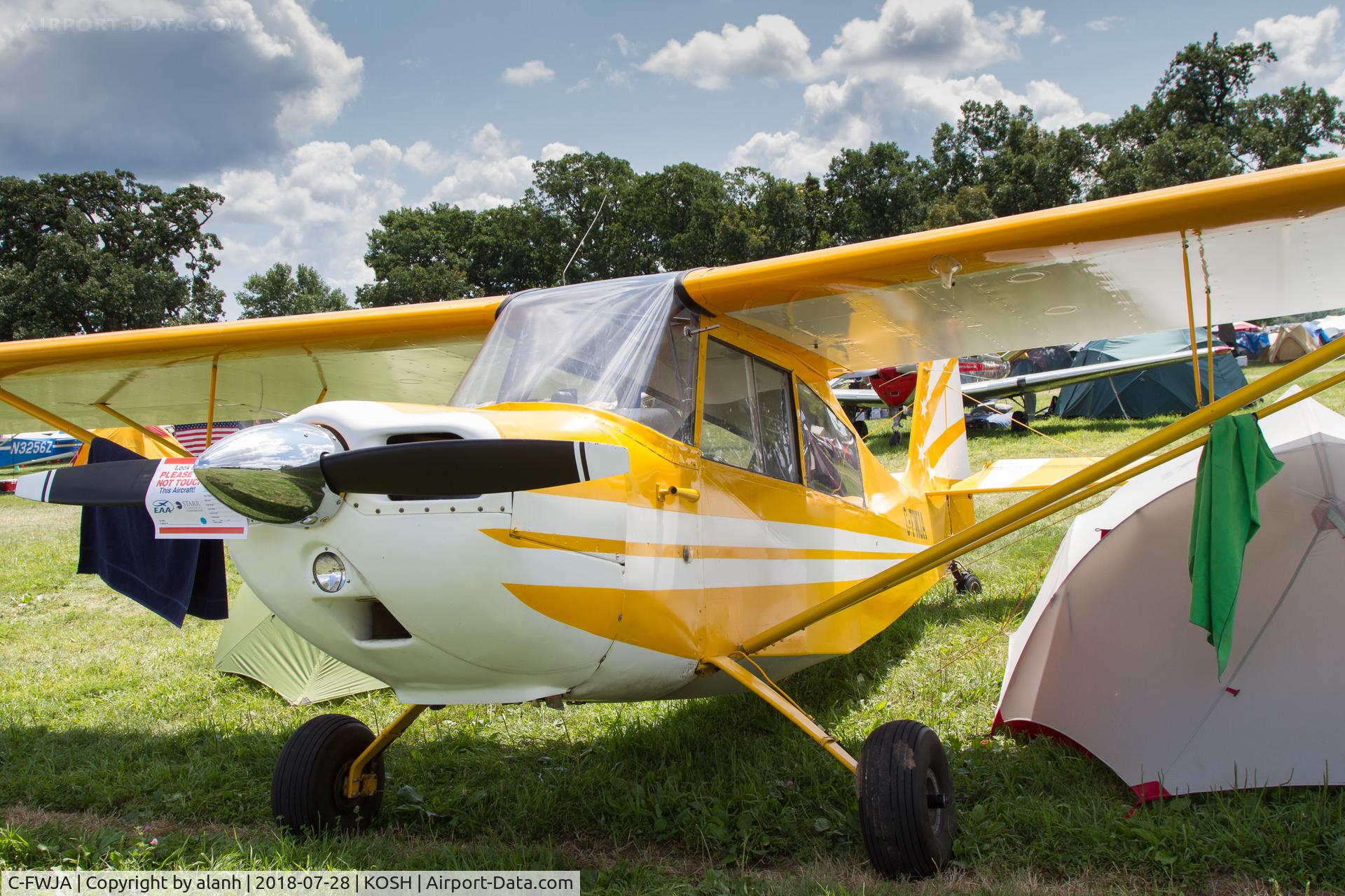 C-FWJA, 1967 Champion 7ECA Citabria C/N 552, In the vintage area, AirVenture 2018
