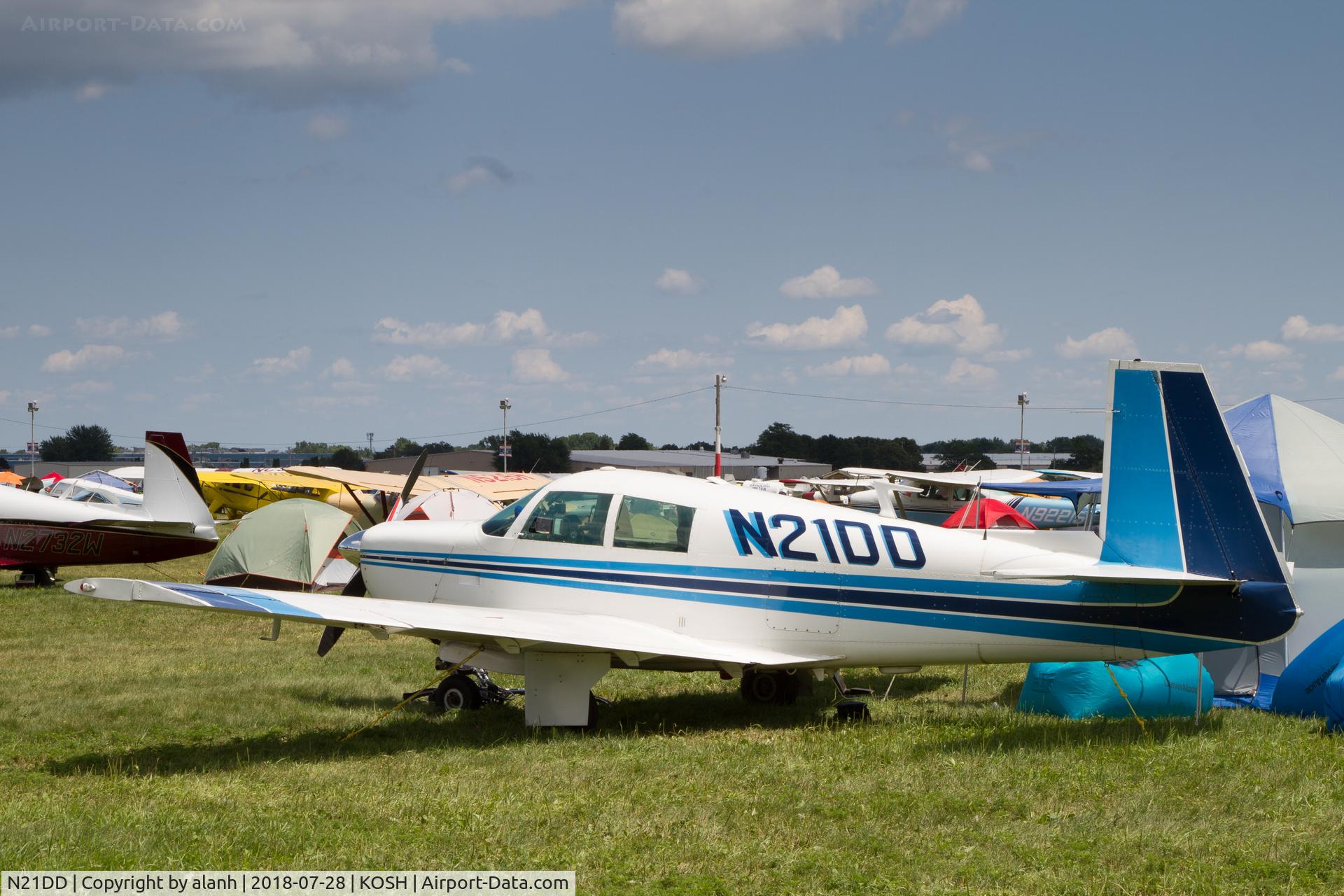 N21DD, 1965 Mooney M20E C/N 895, At AirVenture 2018