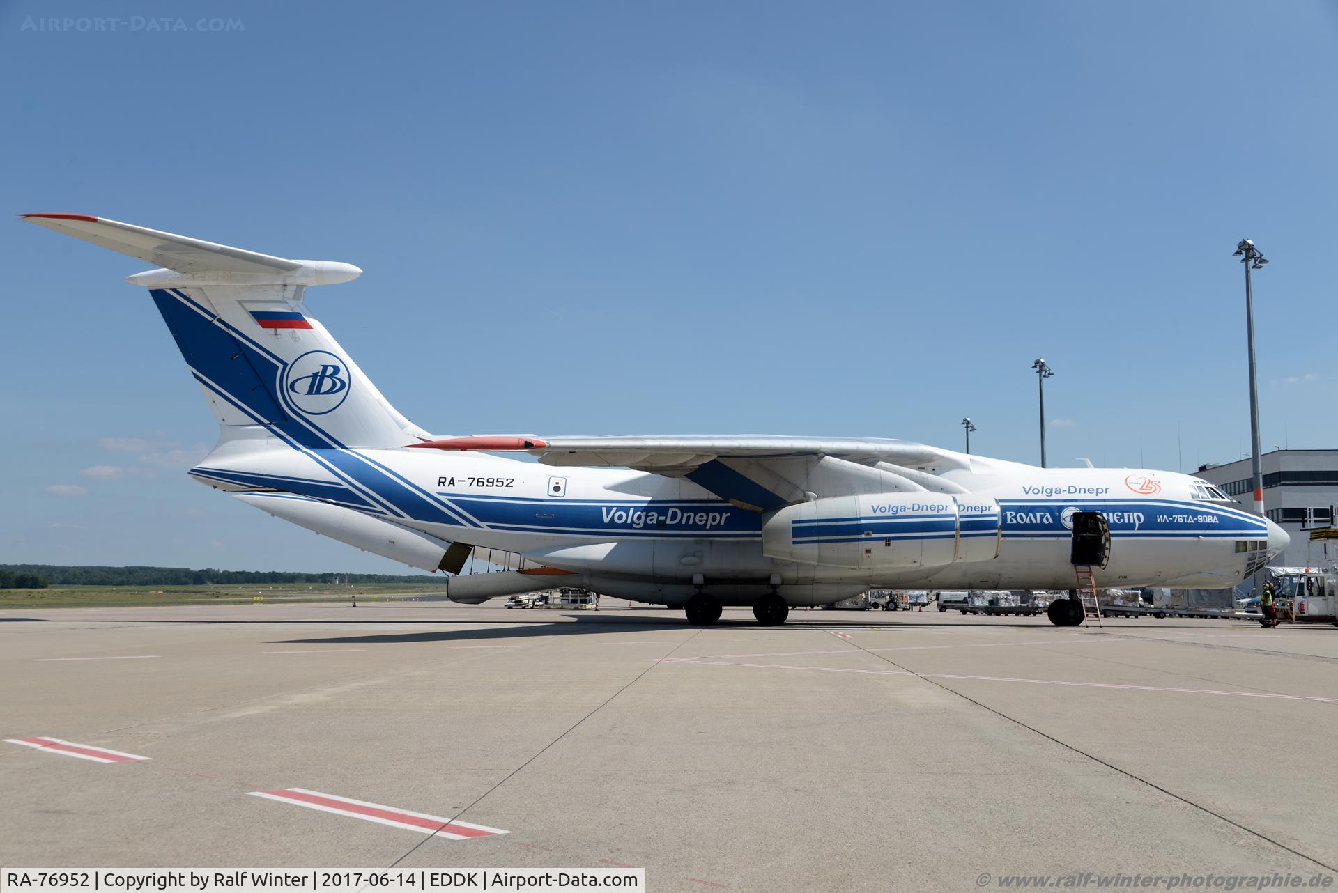 RA-76952, 2010 Ilyushin Il-76TD-90VD C/N 2093422743, Ilyushin Il-76TD-90VD - VI VDA Volga-Dnepr Airlines - 2093422743 - RA-76952 - 14.06.2017 - CGN