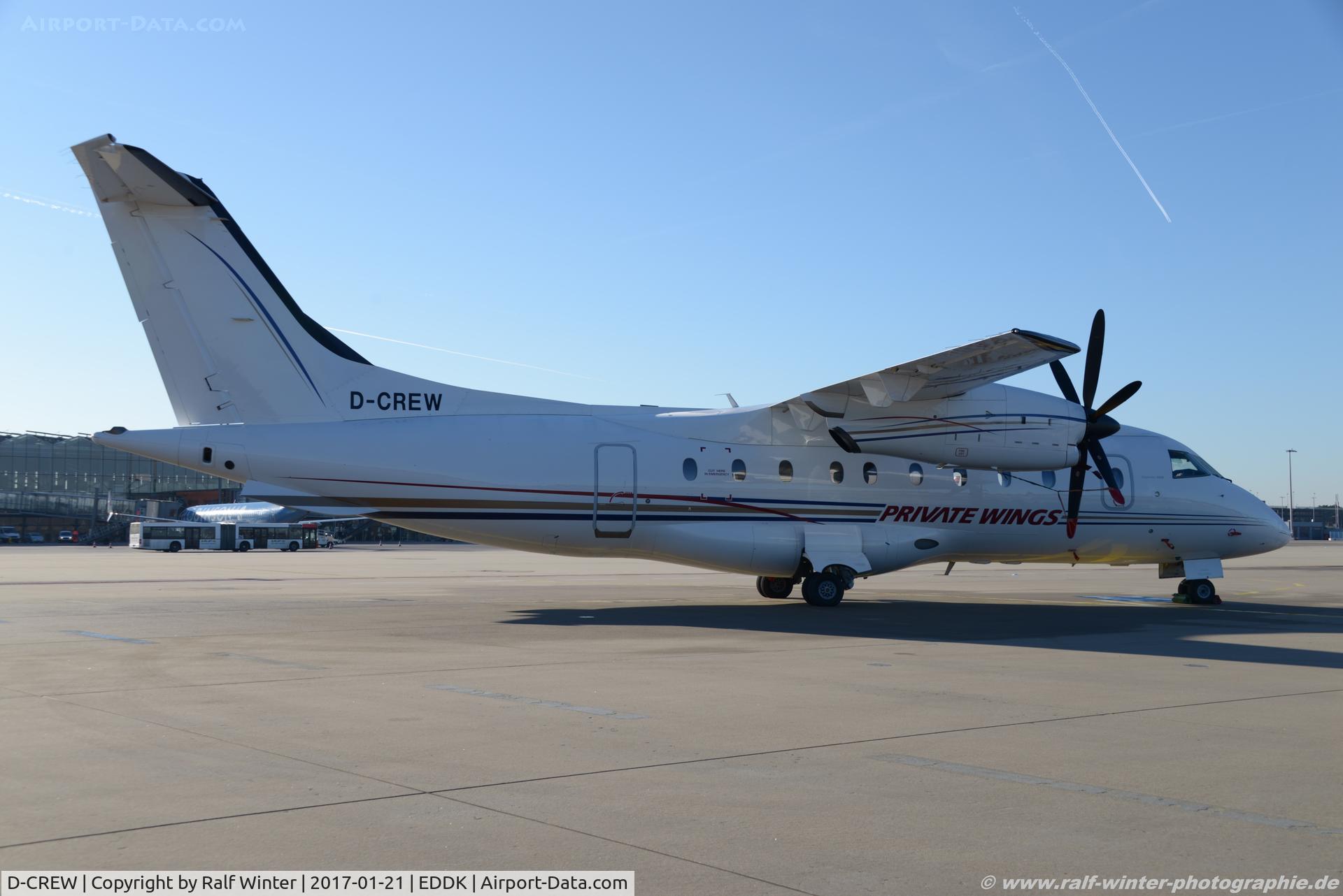 D-CREW, 1999 Dornier 328-110 C/N 3113, Dornier Do-328-110 - 8W PWF Private Wings Flugcharter - 3113 - D-CREW - 21.01.2017 - CGN