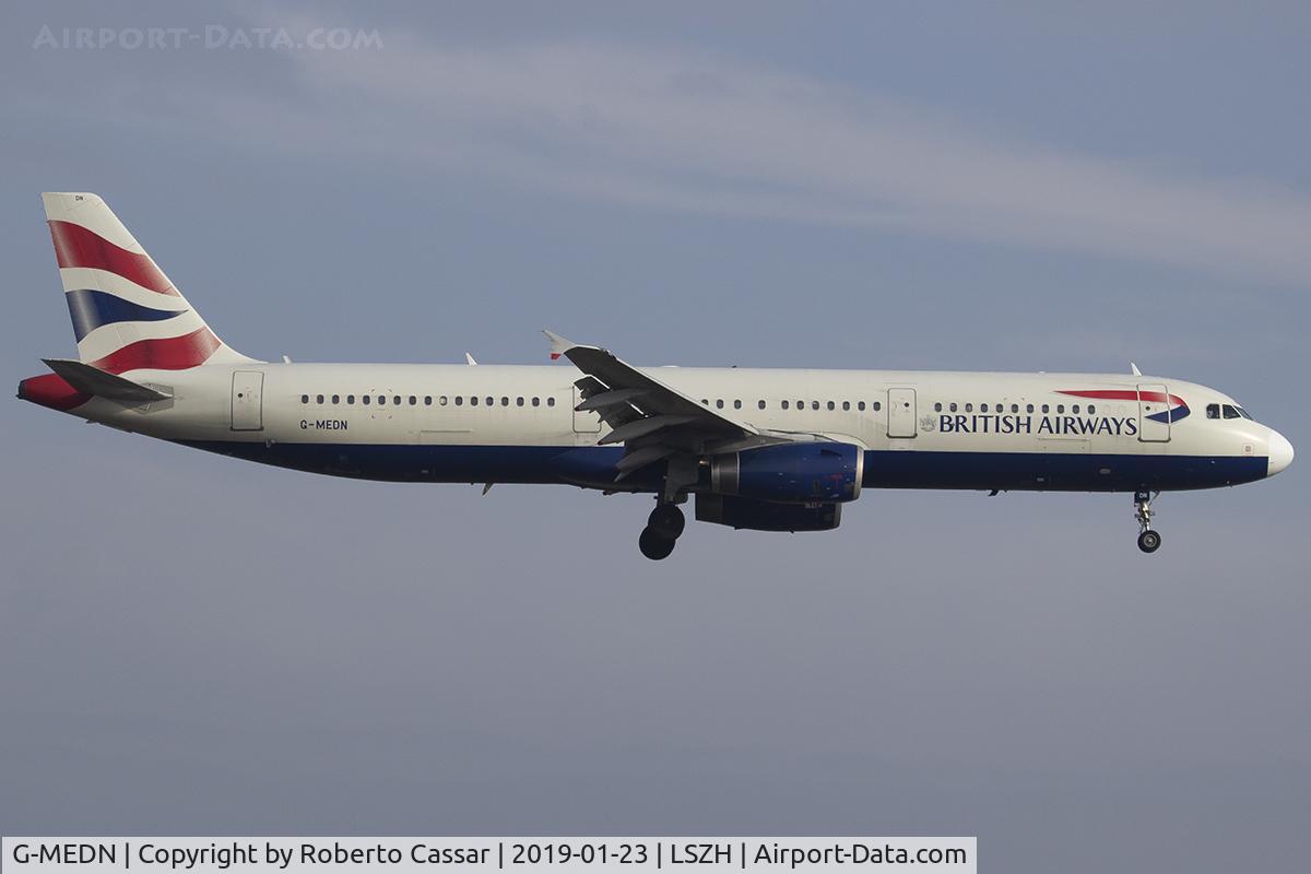 G-MEDN, 2008 Airbus A321-231 C/N 3512, Zurich - Kloten