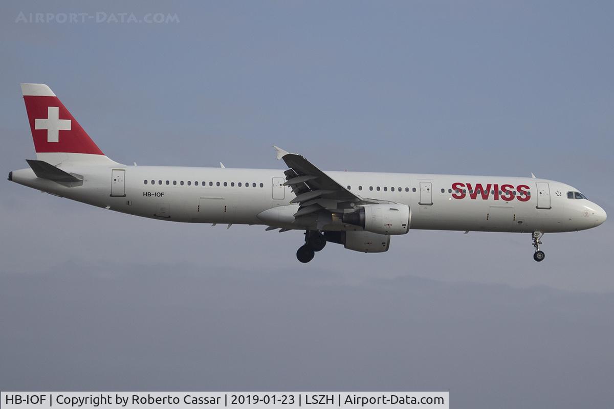 HB-IOF, 1995 Airbus A321-111 C/N 541, Zurich - Kloten