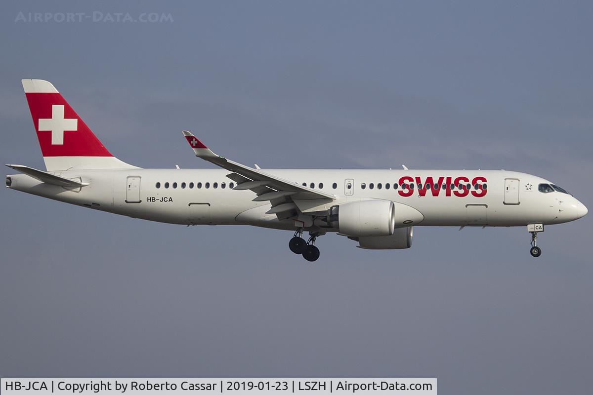 HB-JCA, 2017 Bombardier CSeries CS300 (BD-500-1A11) C/N 55010, Zurich - Kloten