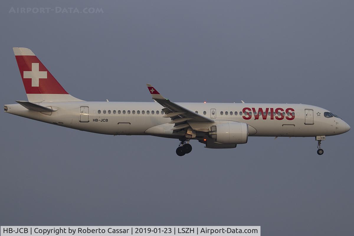 HB-JCB, 2017 Bombardier CSeries CS300 (BD-500-1A11) C/N 55011, Zurich - Kloten