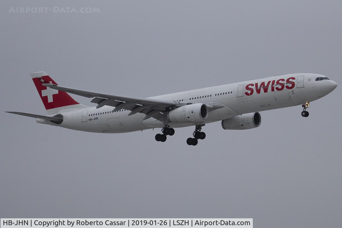 HB-JHN, 2013 Airbus A330-343X C/N 1403, Zurich - Kloten
