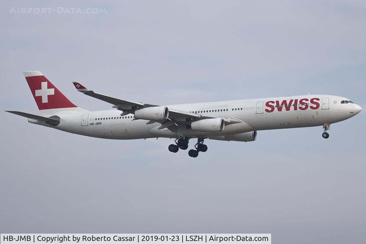 HB-JMB, 2003 Airbus A340-313 C/N 545, Zurich - Kloten
