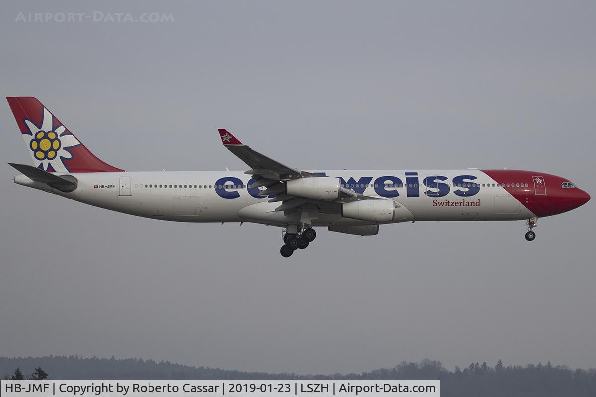 HB-JMF, 2003 Airbus A340-313X C/N 561, Zurich - Kloten