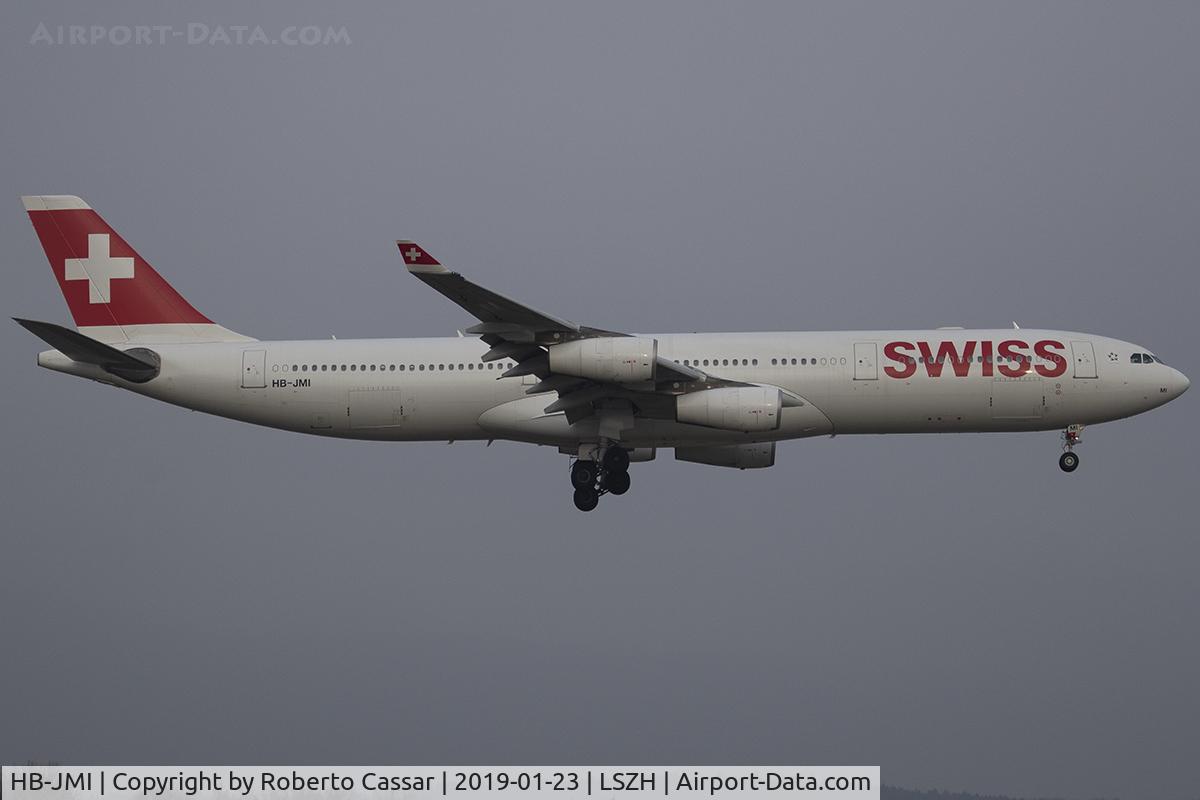 HB-JMI, 2004 Airbus A340-313 C/N 598, Zurich - Kloten