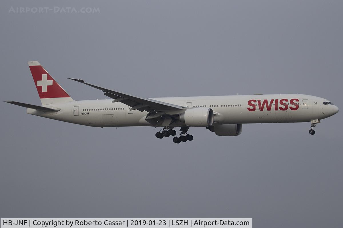 HB-JNF, 2016 Boeing 777-3DE/ER C/N 44587, Zurich - Kloten