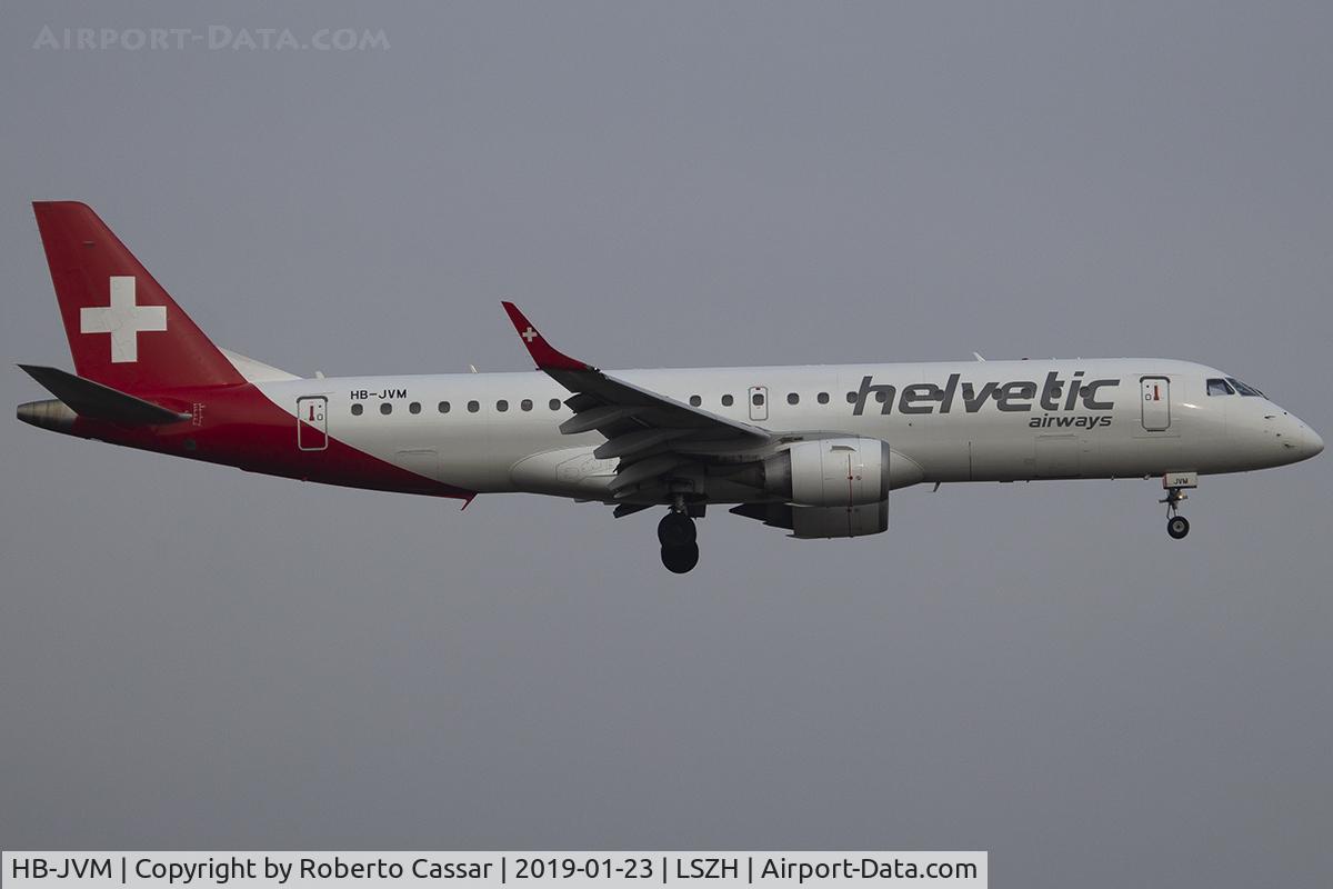 HB-JVM, 2010 Embraer 190LR (ERJ-190-100LR) C/N 19000349, Zurich - Kloten