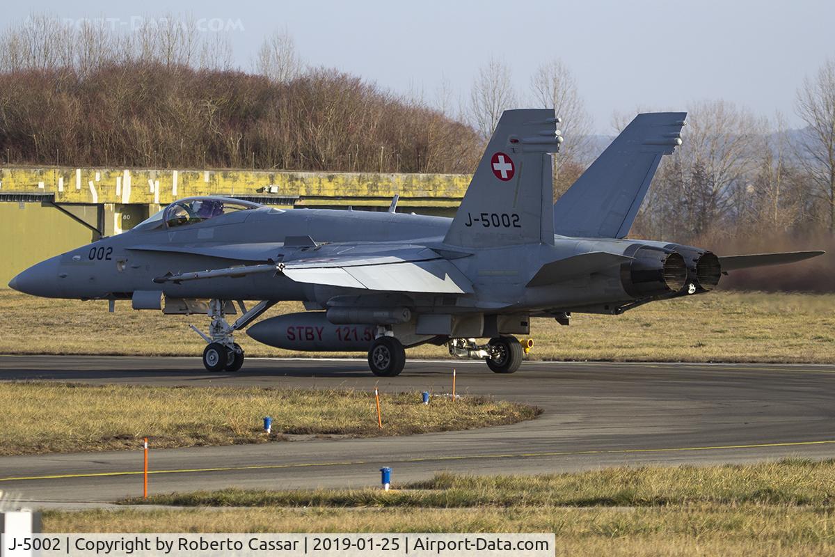 J-5002, McDonnell Douglas F/A-18C Hornet C/N 1315/SFC002, Payerne Air Force Base