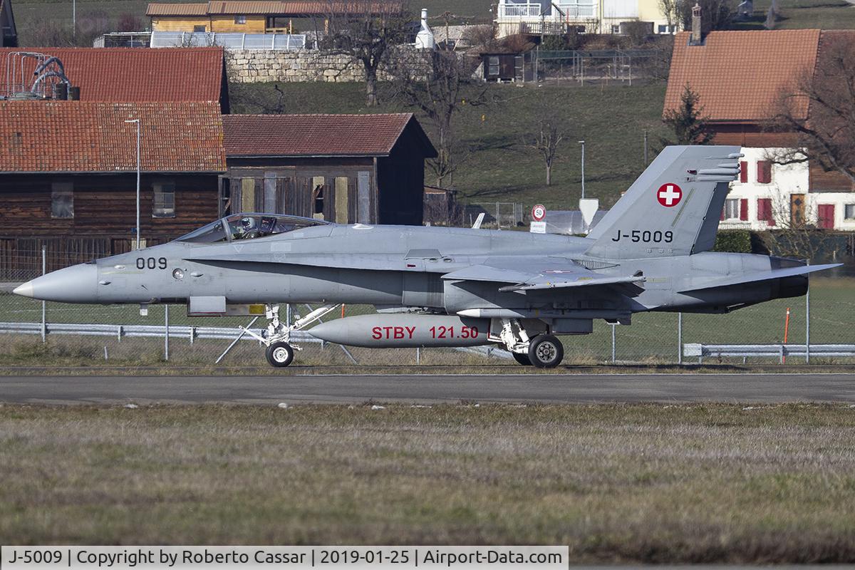 J-5009, McDonnell Douglas F/A-18C Hornet C/N 1343/SFC009, Payerne Air Force Base