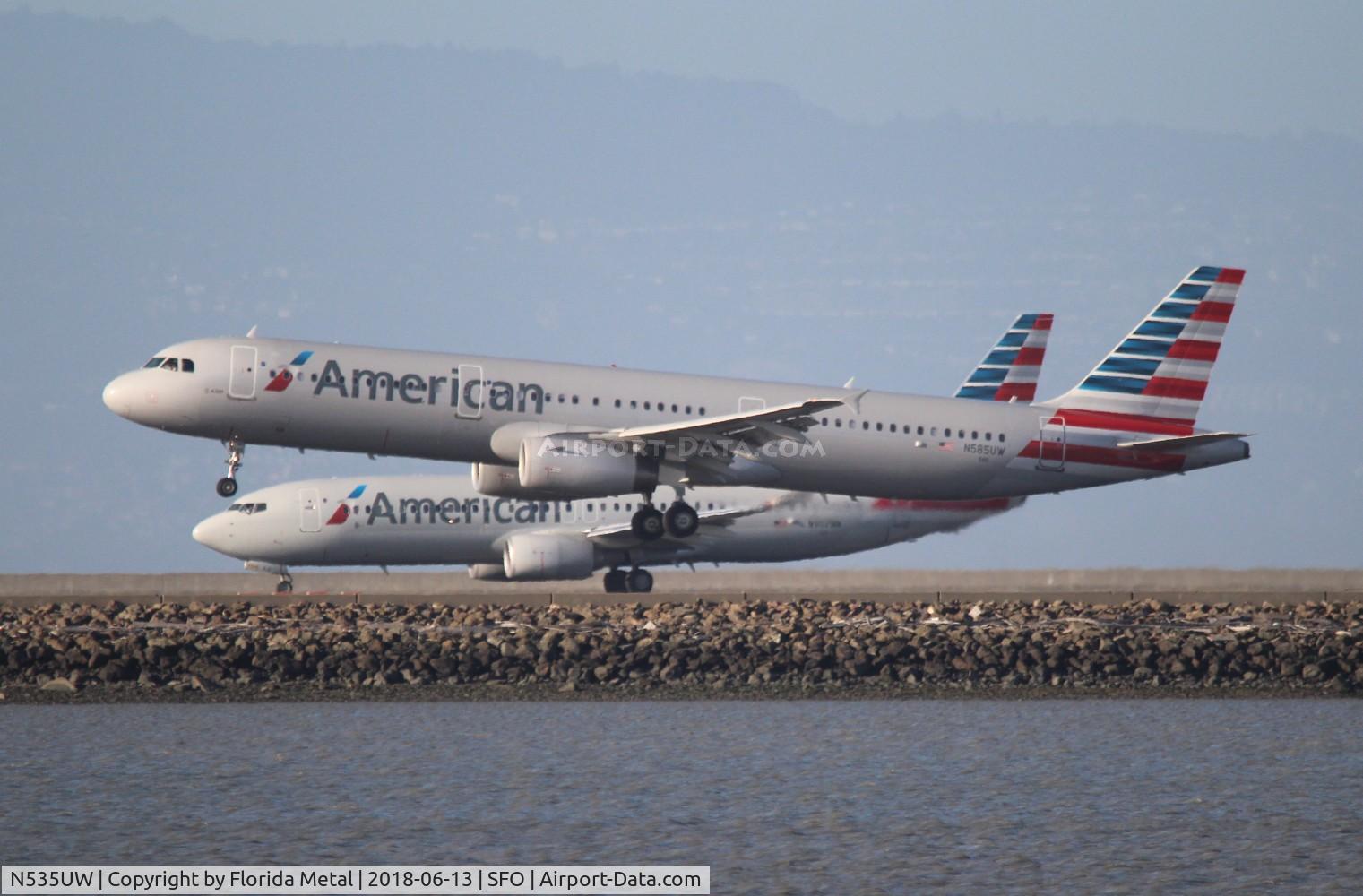 N535UW, 2009 Airbus A321-231 C/N 3993, American