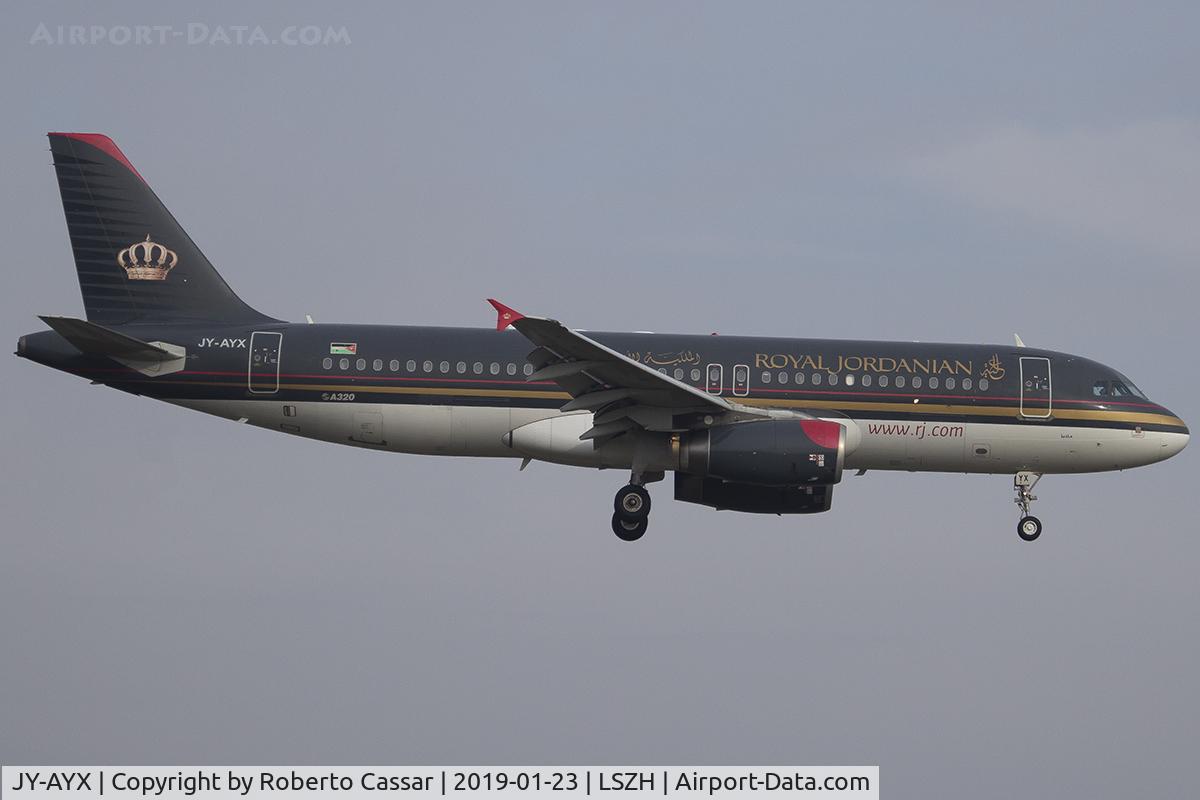 JY-AYX, 2006 Airbus A320-232 C/N 2953, Zurich - Kloten