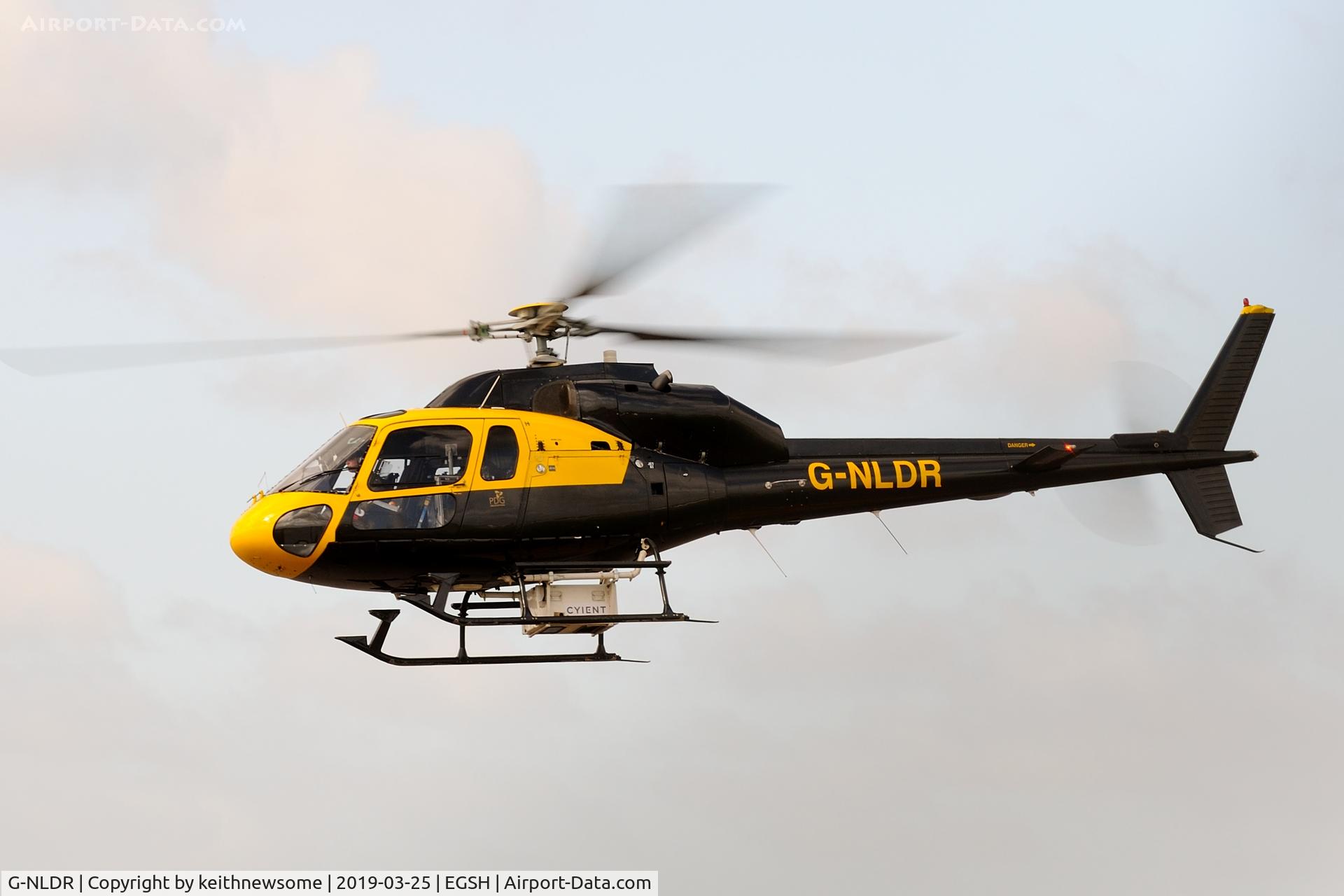 G-NLDR, 1983 Aerospatiale AS-355F-2 Ecureuil 2 C/N 5282, Railway line inspection aircraft.