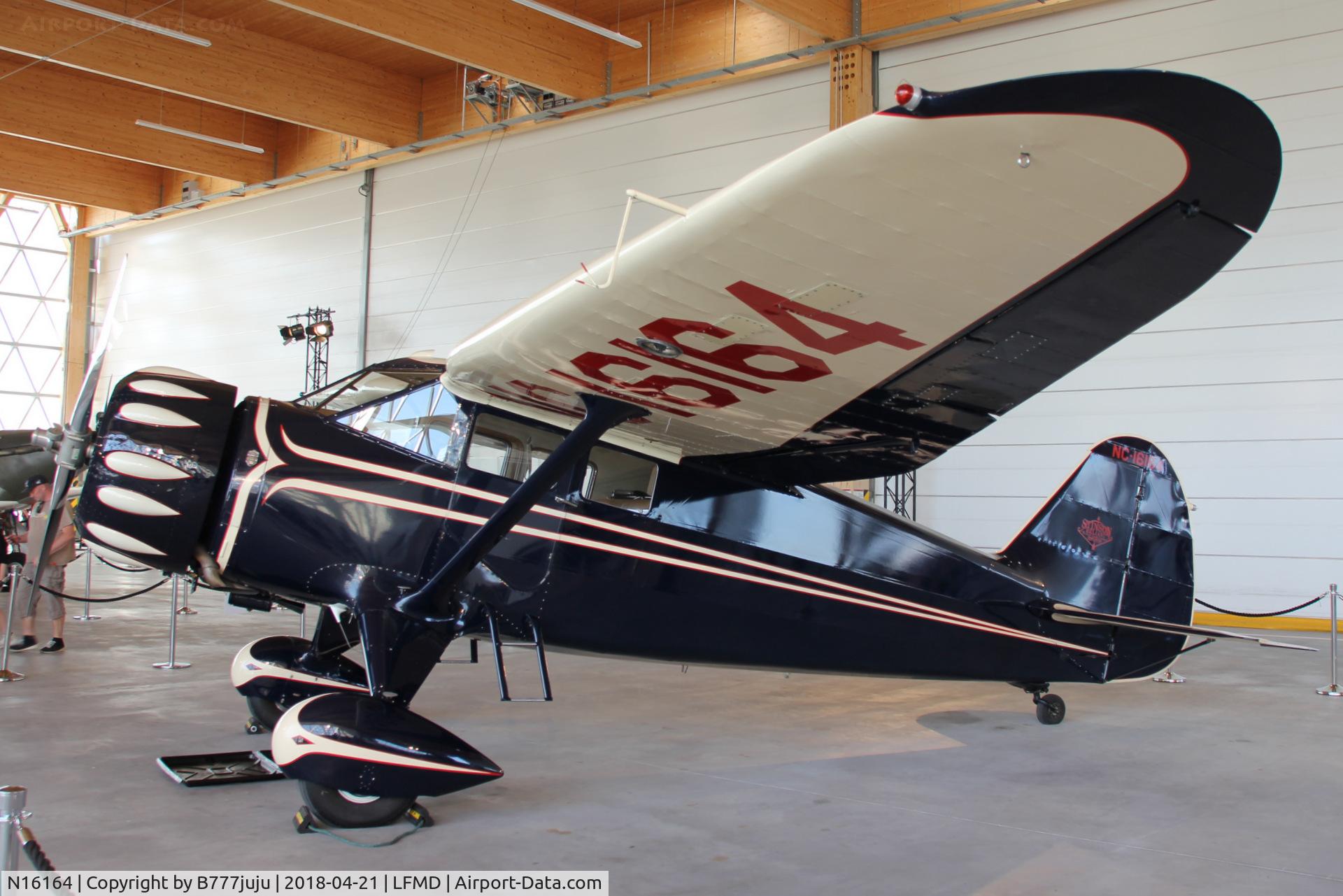 N16164, 1936 Stinson SR-8E Reliant C/N 9737, at Cannes