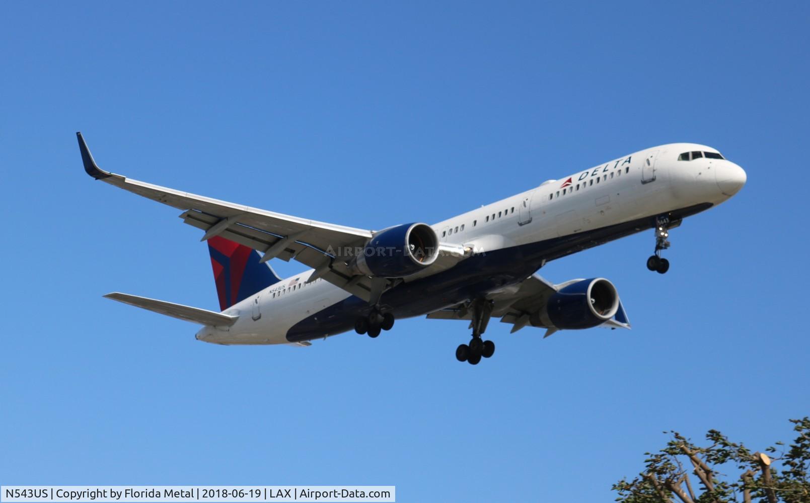 N543US, 1996 Boeing 757-251 C/N 26490, Delta