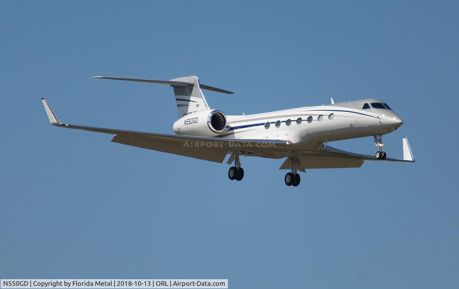 N550GD, 2018 Gulfstream Aerospace GV-SP (G550) C/N 5574, Gulfstream 550