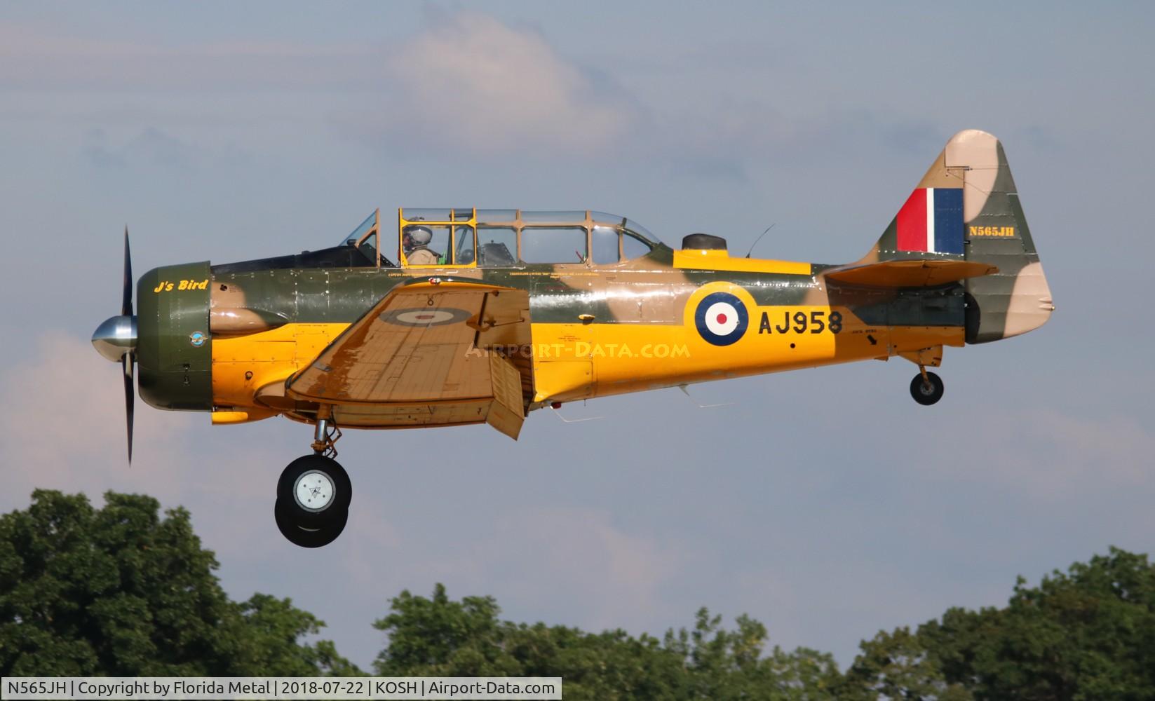 N565JH, 1954 Canadian Car & Foundry Harvard MK IV C/N CCF4-206, Harvard
