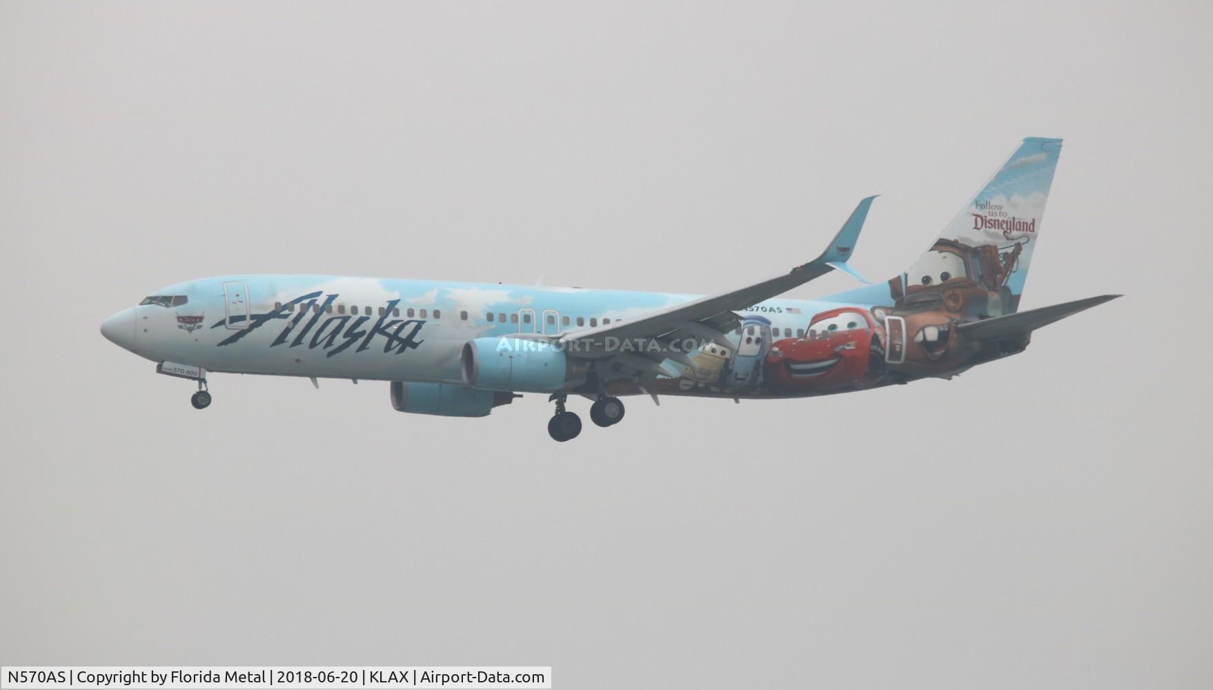 N570AS, 2007 Boeing 737-890 C/N 35185, Alaska 