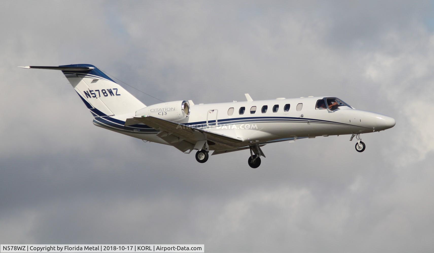 N578WZ, 2013 Cessna 525B CitationJet CJ3 C/N 525B0403, Citation CJ3