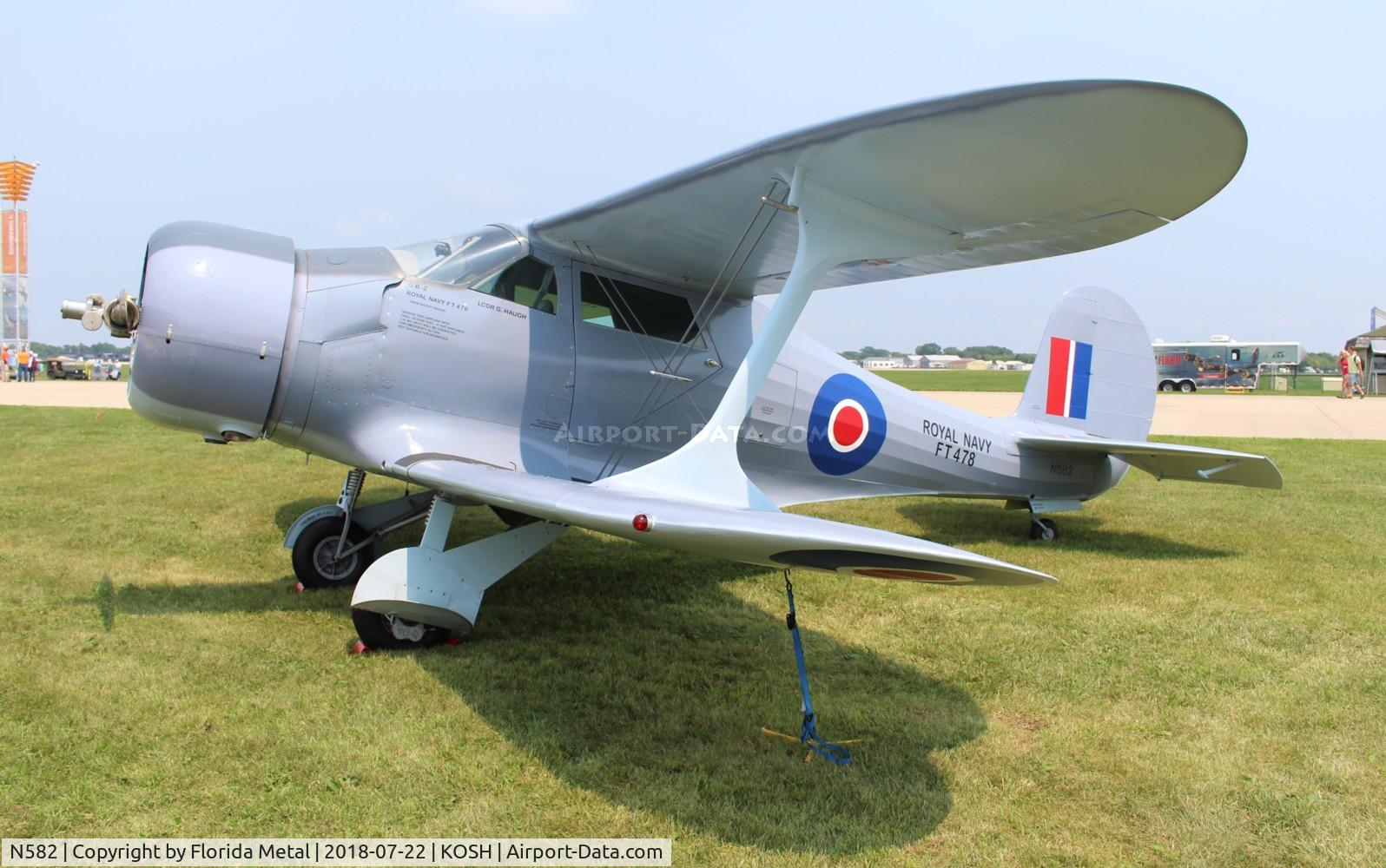 N582, 1944 Beech D17S Staggerwing C/N 6704, UC-43