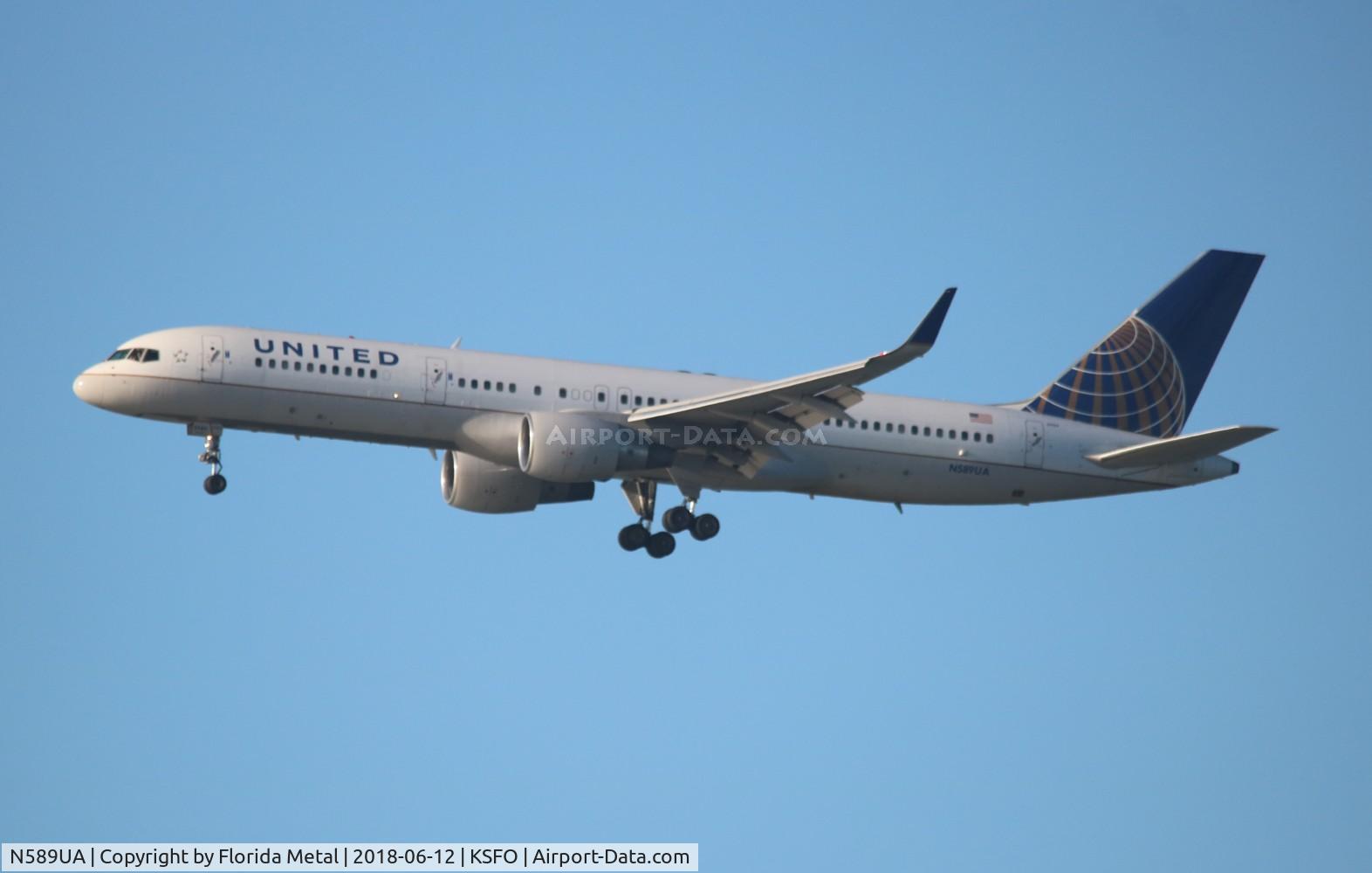 N589UA, 1997 Boeing 757-222 C/N 28707, United