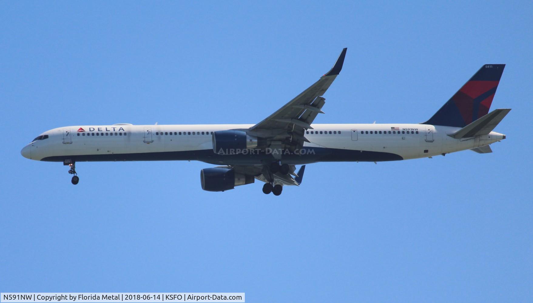 N591NW, 2003 Boeing 757-351 C/N 32991, Delta