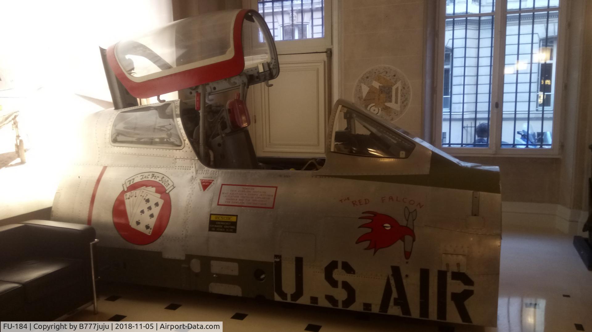 FU-184, Republic F-84F Thunderstreak C/N Not found (52-6430/FU-184), preserved at Bell & Ross Shop at Paris
peint F-84F 52-6700 77th TFS 