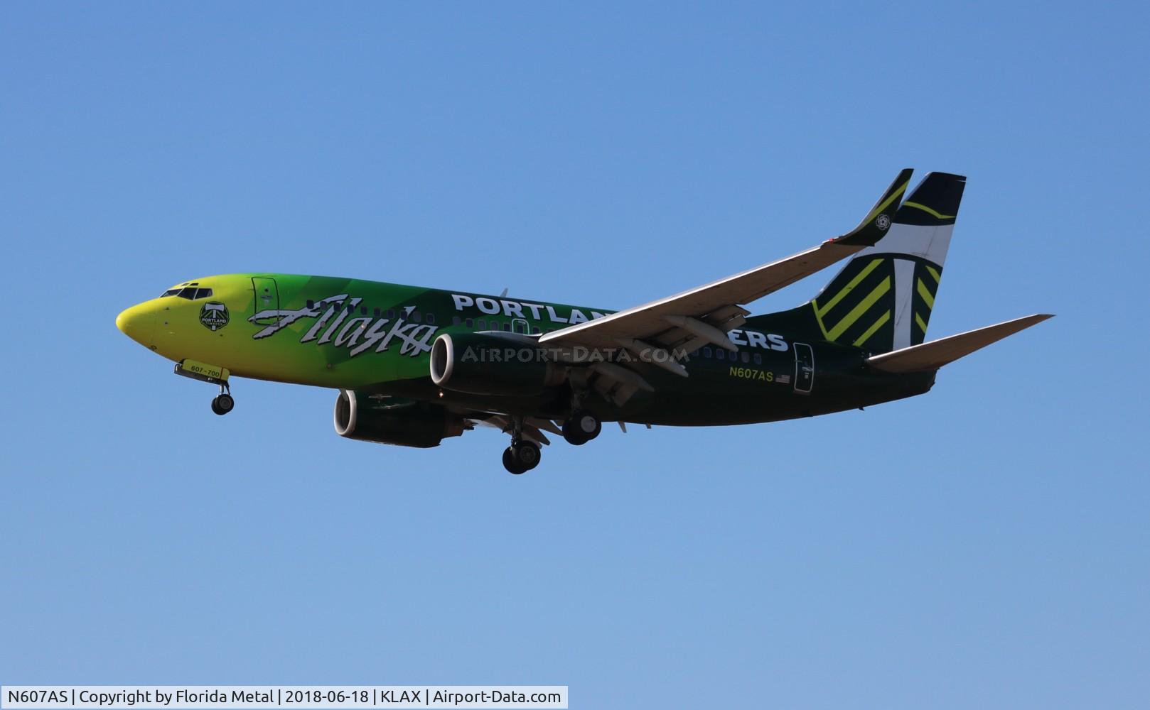 N607AS, 1999 Boeing 737-790 C/N 29751, Portland Timbers
