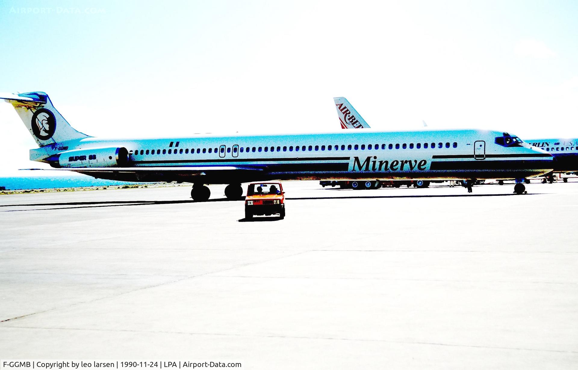 F-GGMB, 1988 McDonnell Douglas MD-83 (DC-9-83) C/N 49617, Las Palmas 24.11.1990