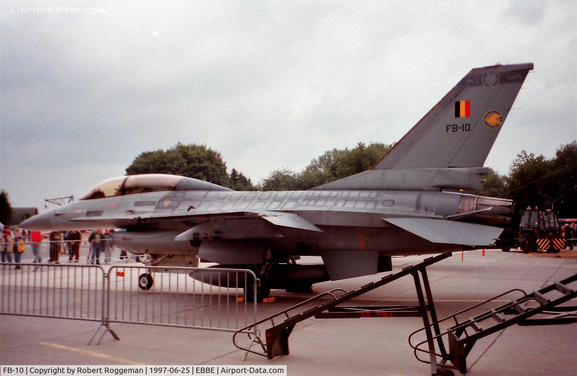 FB-10, General Dynamics F-16BM Fighting Falcon C/N 6J-10, F-16B.OCU.