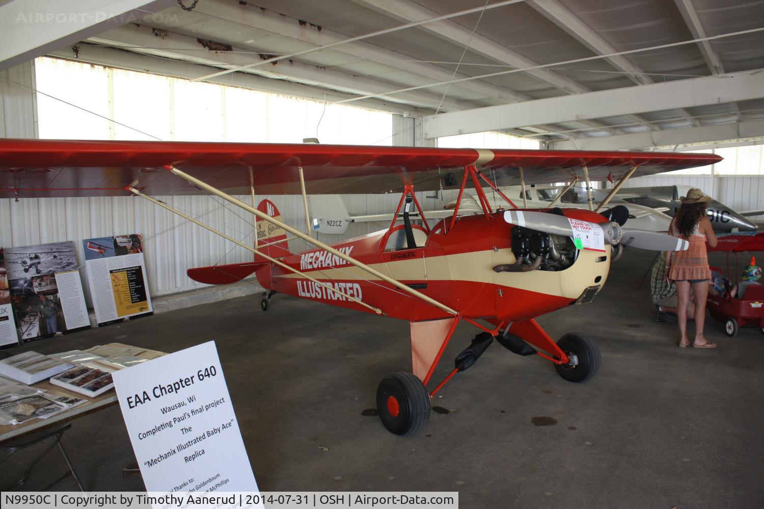 N9950C, 2014 Corben Baby Ace C/N 102C, 2014 Corben Baby Ace, c/n: 102C