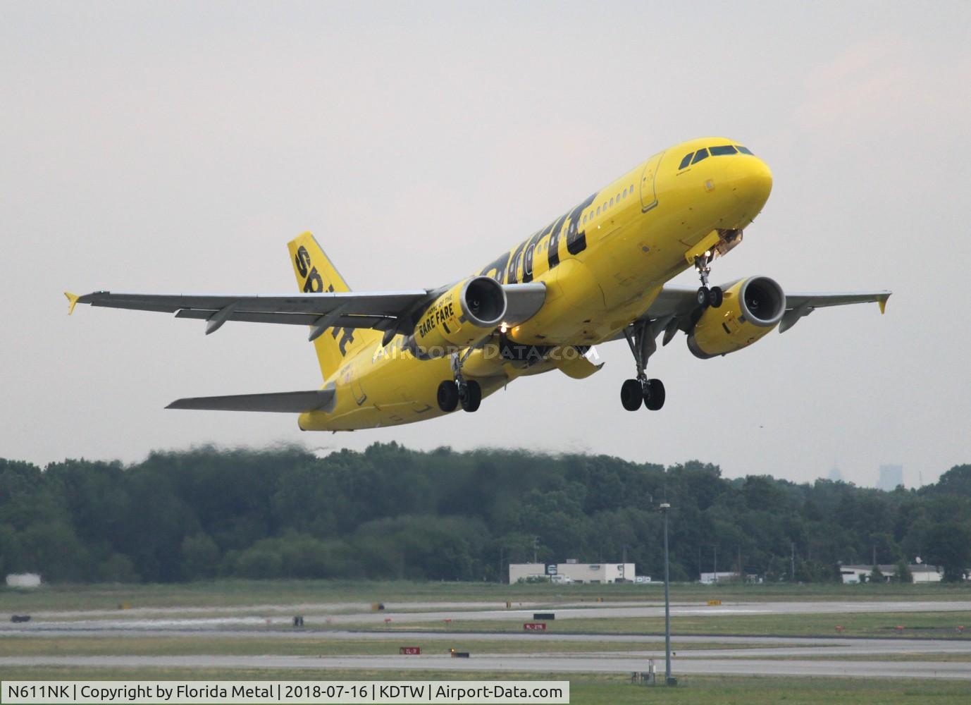 N611NK, 2011 Airbus A320-232 C/N 4996, Spirit
