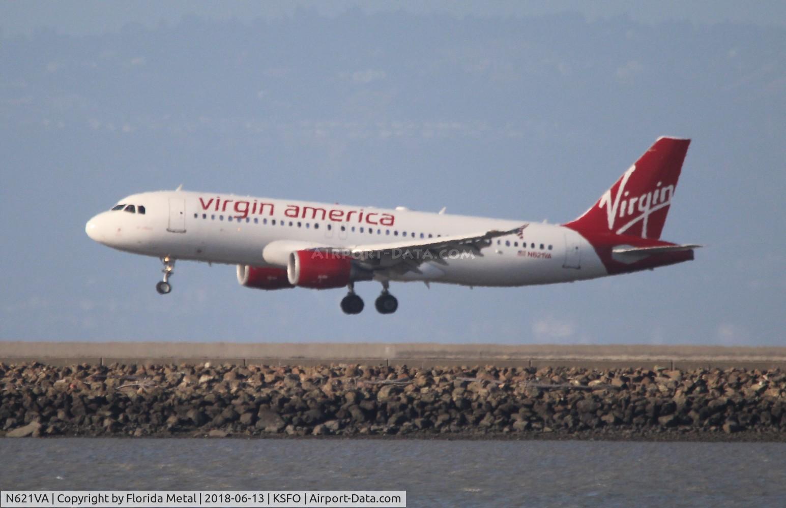 N621VA, 2005 Airbus A320-214 C/N 2616, Virgin America