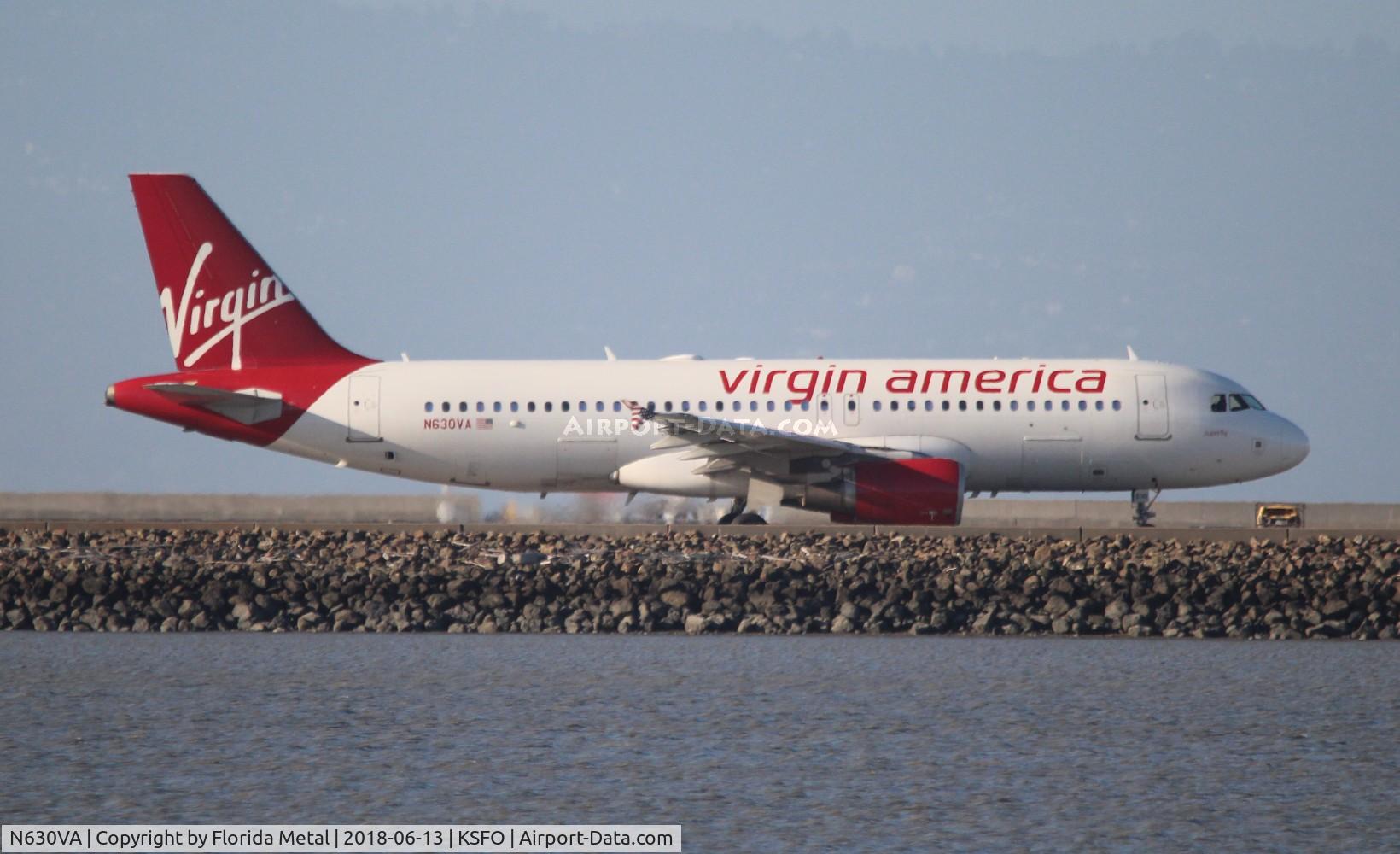 N630VA, 2007 Airbus A320-214 C/N 3101, Virgin America