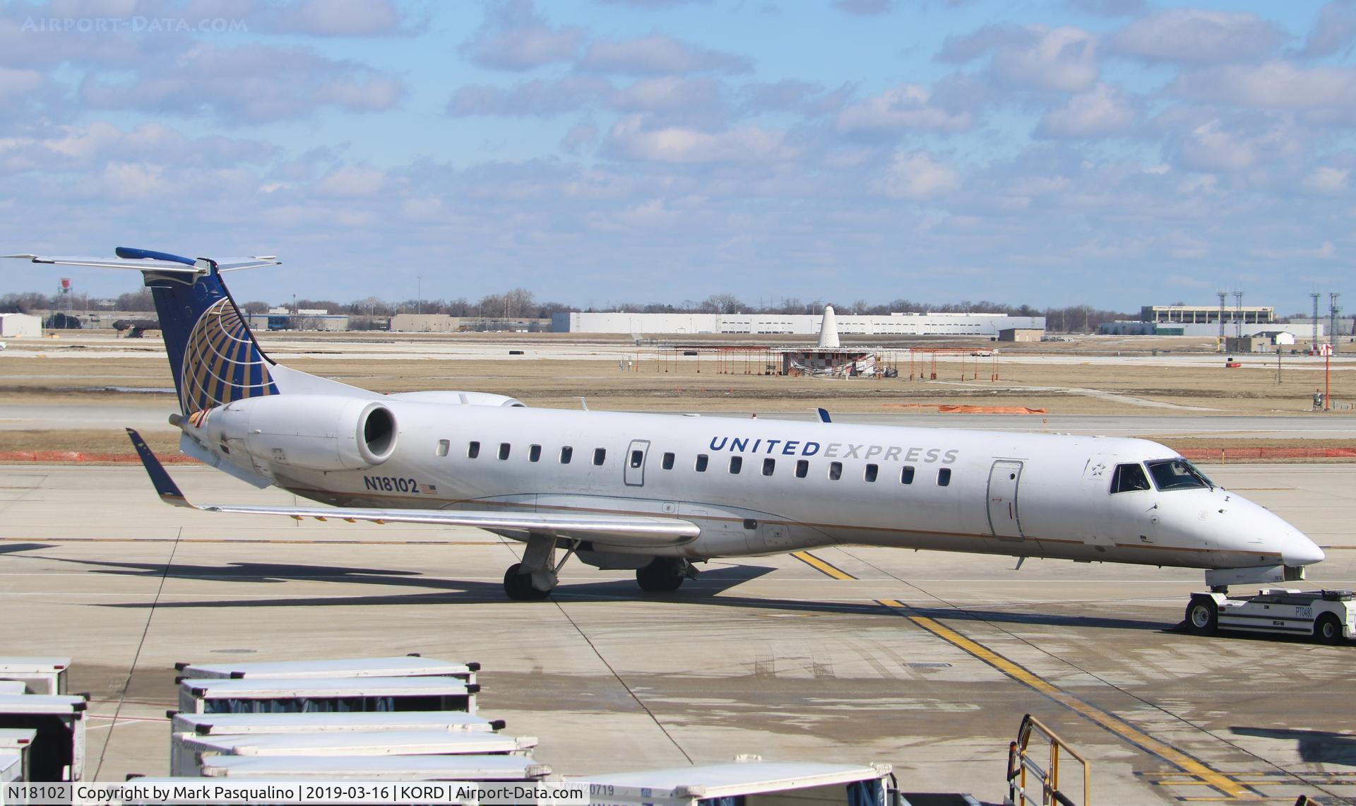 N18102, 2002 Embraer ERJ-145XR (EMB-145XR) C/N 145643, EMB-145XR