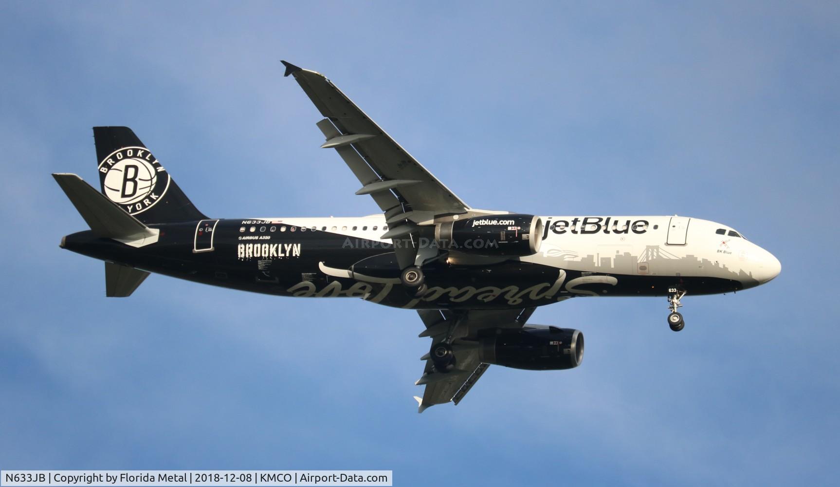 N633JB, 2006 Airbus A320-232 C/N 2671, Brooklyn Nets