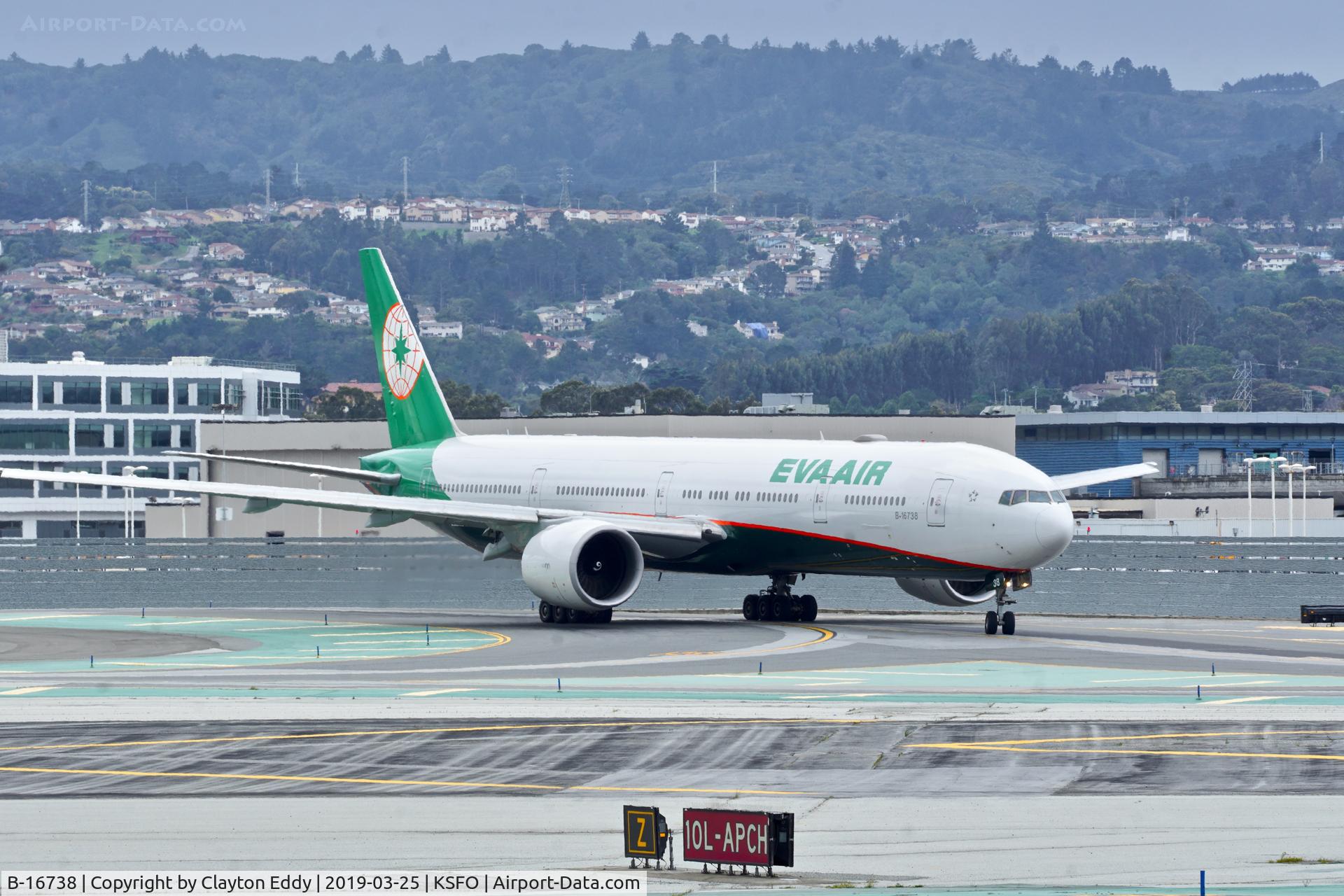 B-16738, 2017 Boeing 777-300/ER C/N 42105, SFO 2019.