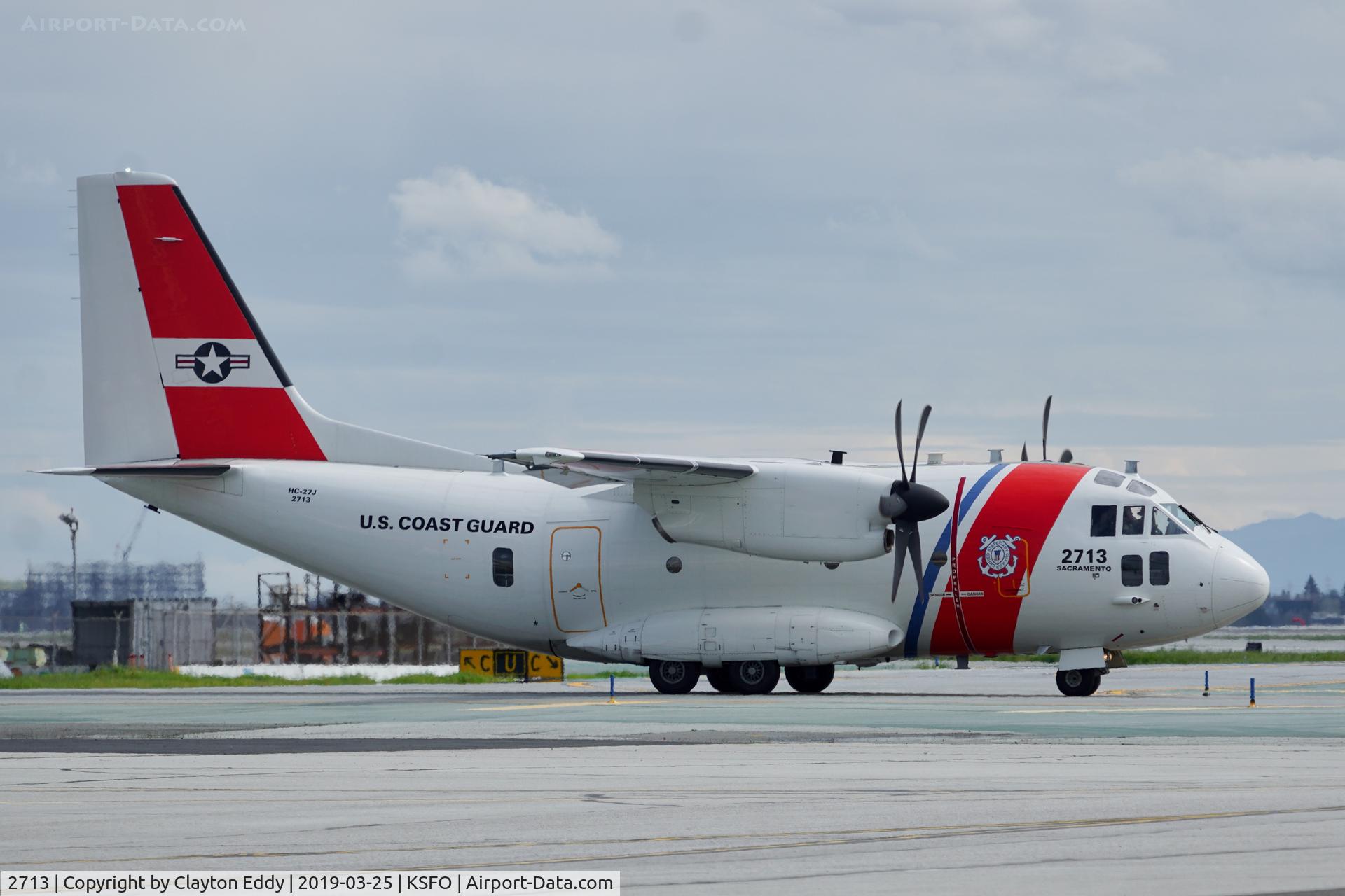 2713, 2012 Alenia HC-27J Spartan C/N 4169/JCA13, SFO 2019.