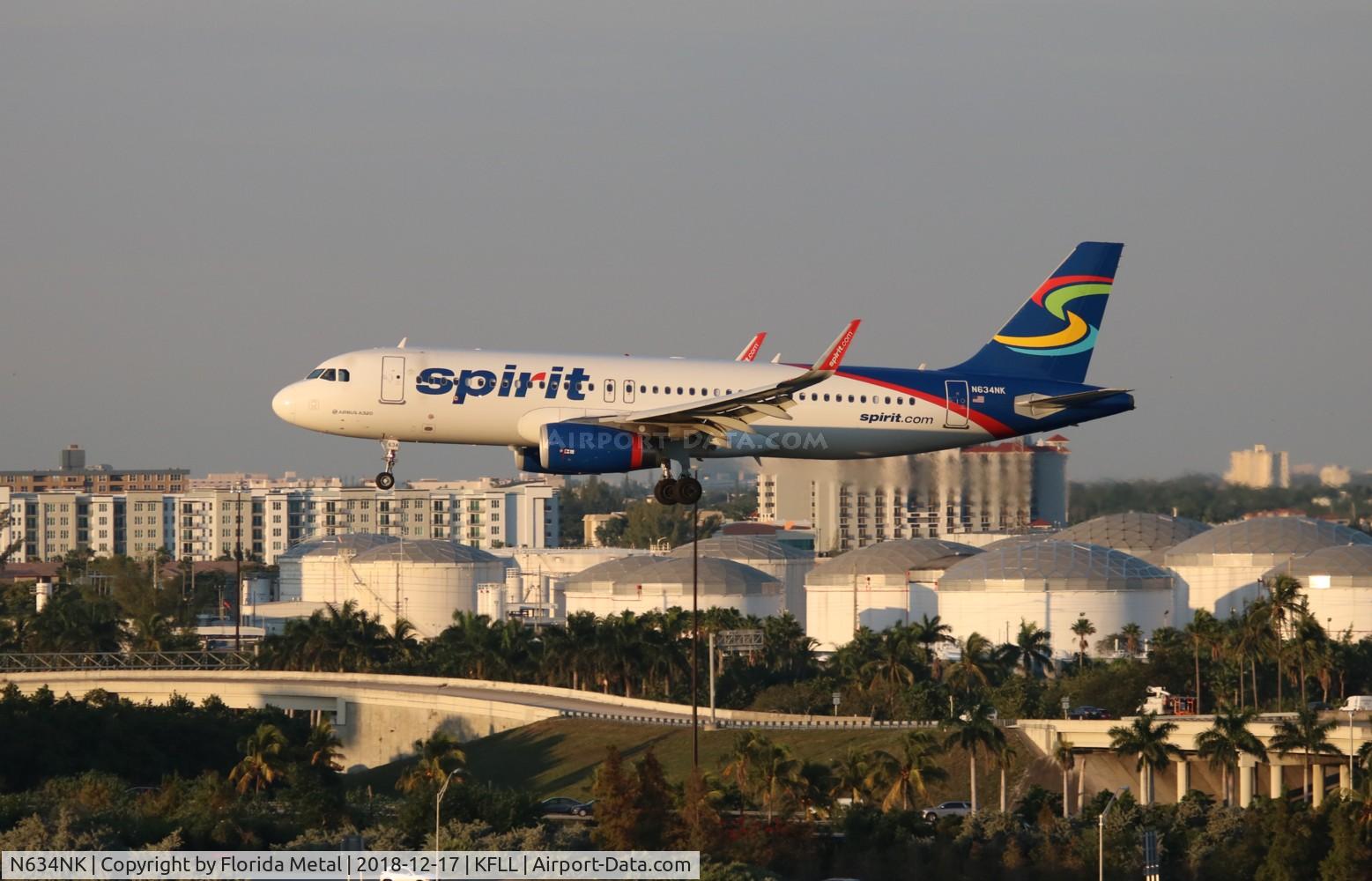 N634NK, 2014 Airbus A320-232 C/N 6370, Spirit