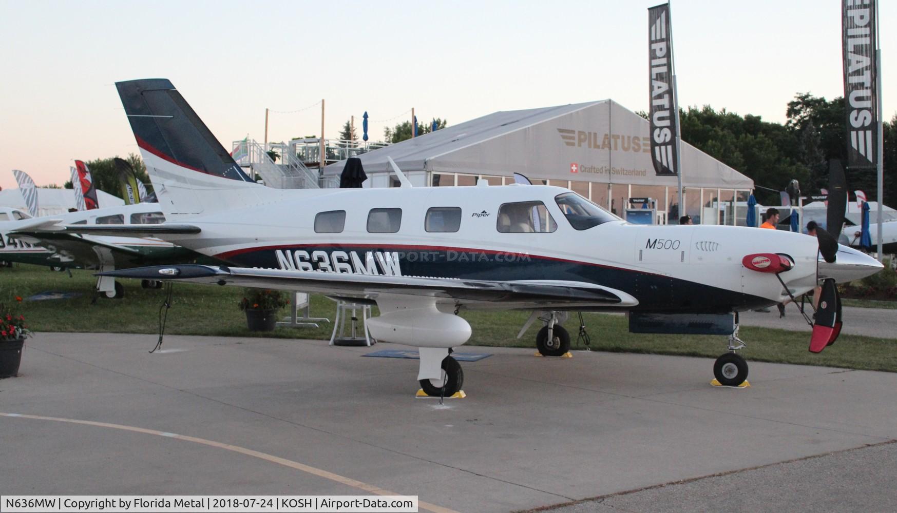 N636MW, 2018 Piper PA-46-500TP Meridian M500 C/N 46-97636, Meridian M500