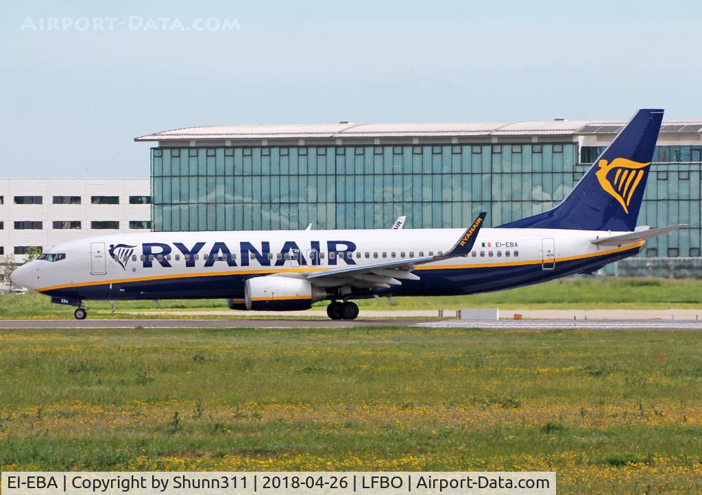 EI-EBA, 2008 Boeing 737-8AS C/N 37516, Ready for take off from rwy 32R