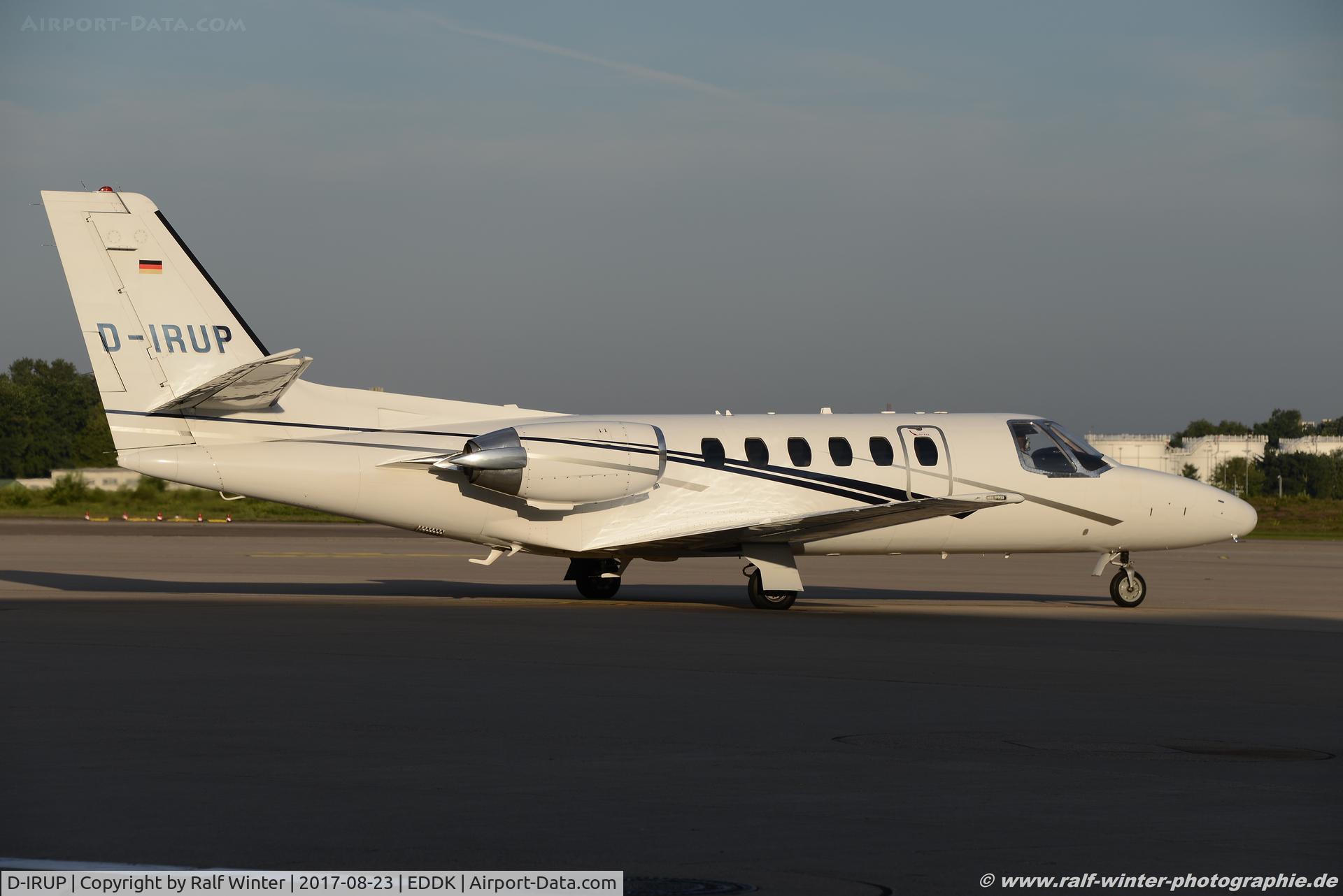 D-IRUP, 1988 Cessna 551 Citation II/SP C/N 551-0572, Cessna 551 Citation 2SP - AXX Advance Air - 551-0572 - D-IRUP - 23.08.2017 - CGN