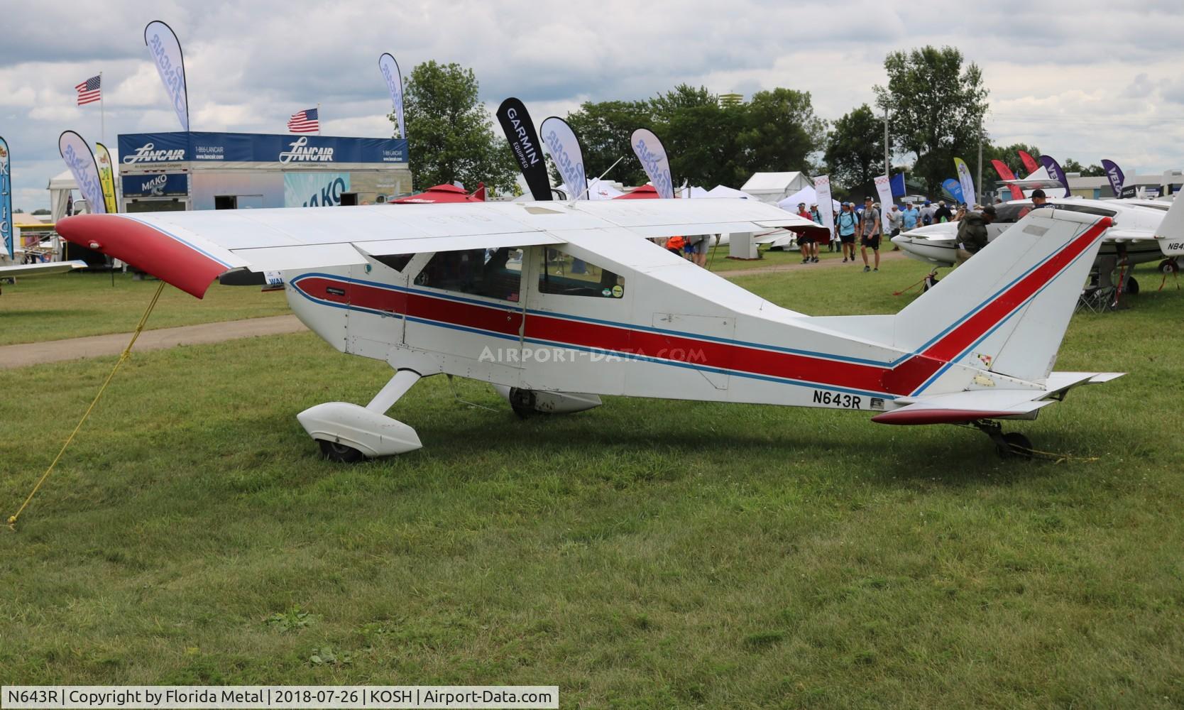N643R, 1978 Bede BD-4 C/N 643, Bede B-4