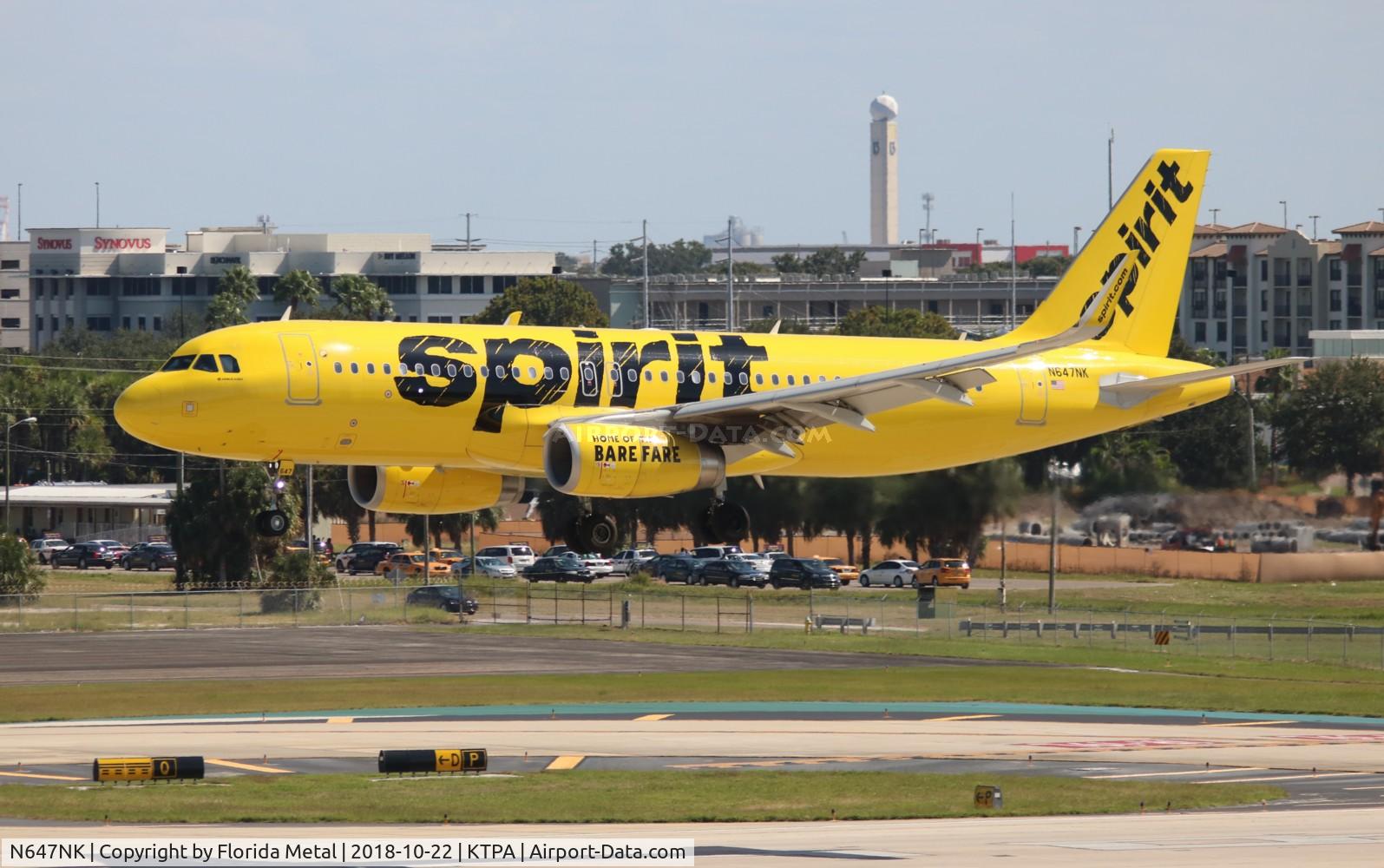 N647NK, 2017 Airbus A320-232 C/N 7635, Spirit