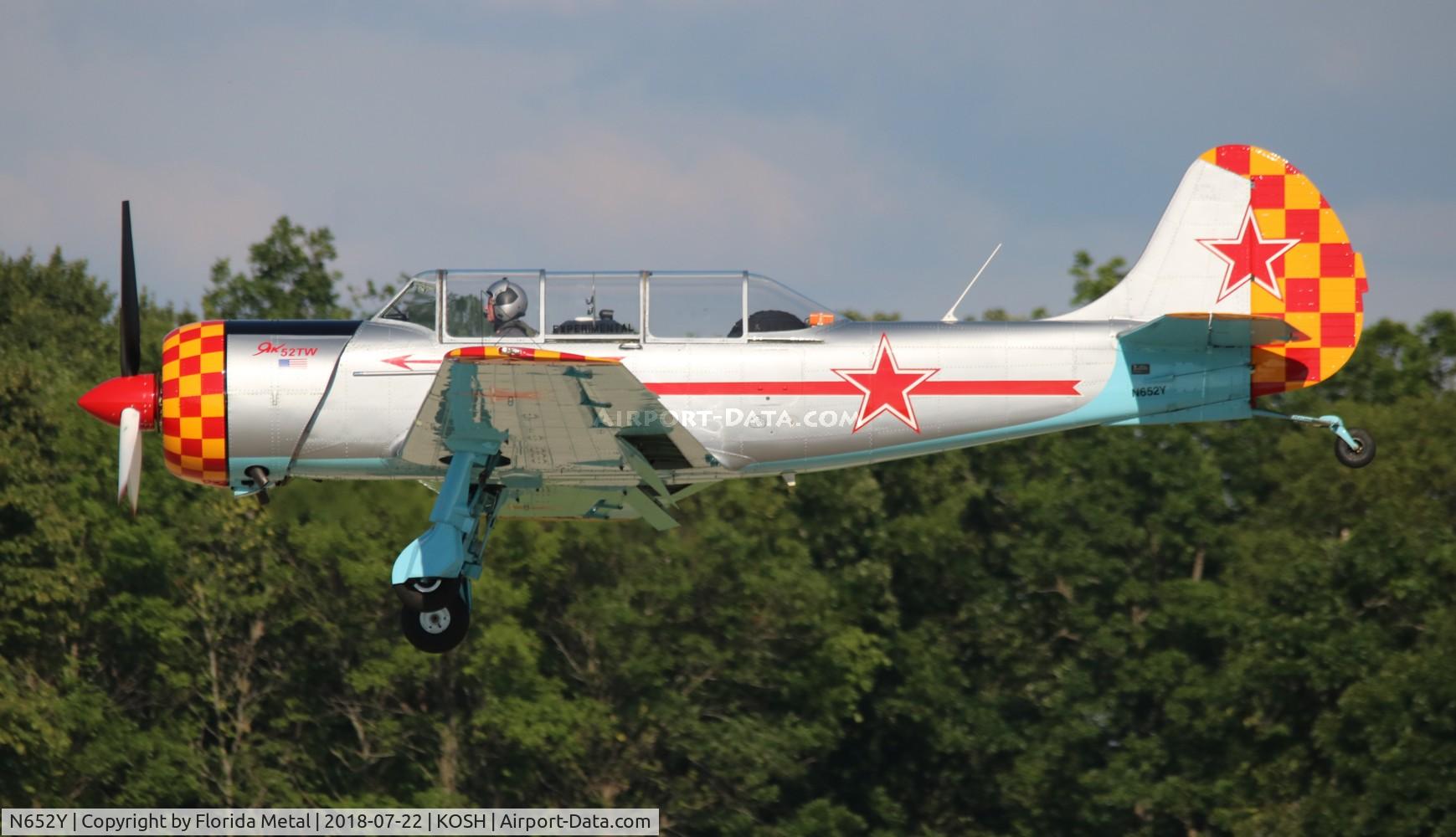 N652Y, 2004 Yakovlev (Aerostar) Yak-52TW C/N 0412510, Yak 52TW