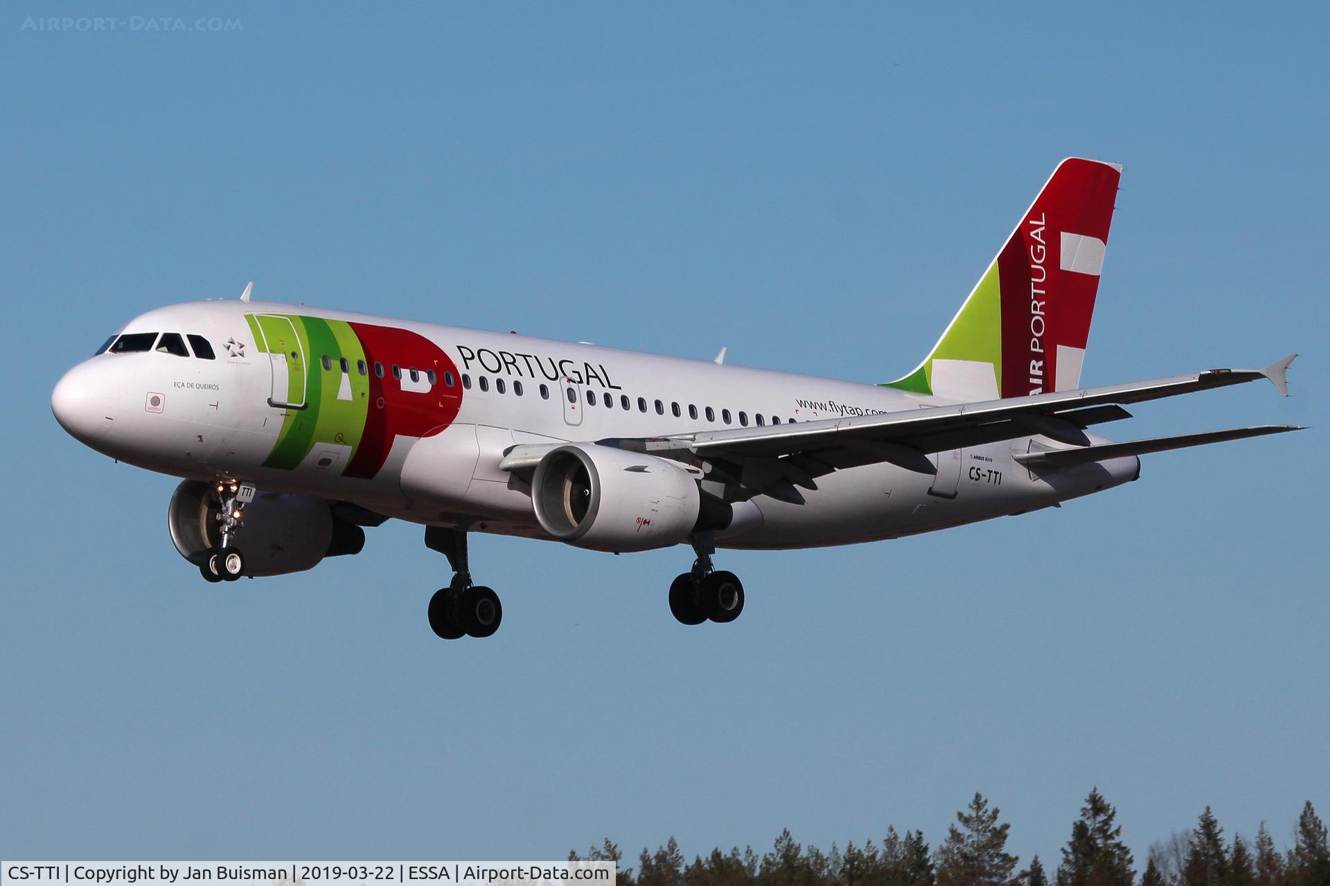 CS-TTI, 1998 Airbus A319-111 C/N 933, TAP Air Portugal