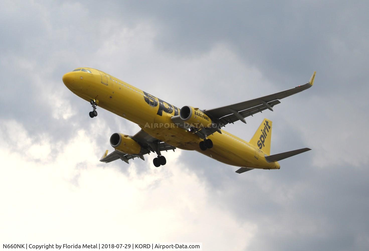 N660NK, 2015 Airbus A321-231 C/N 6804, Spirit